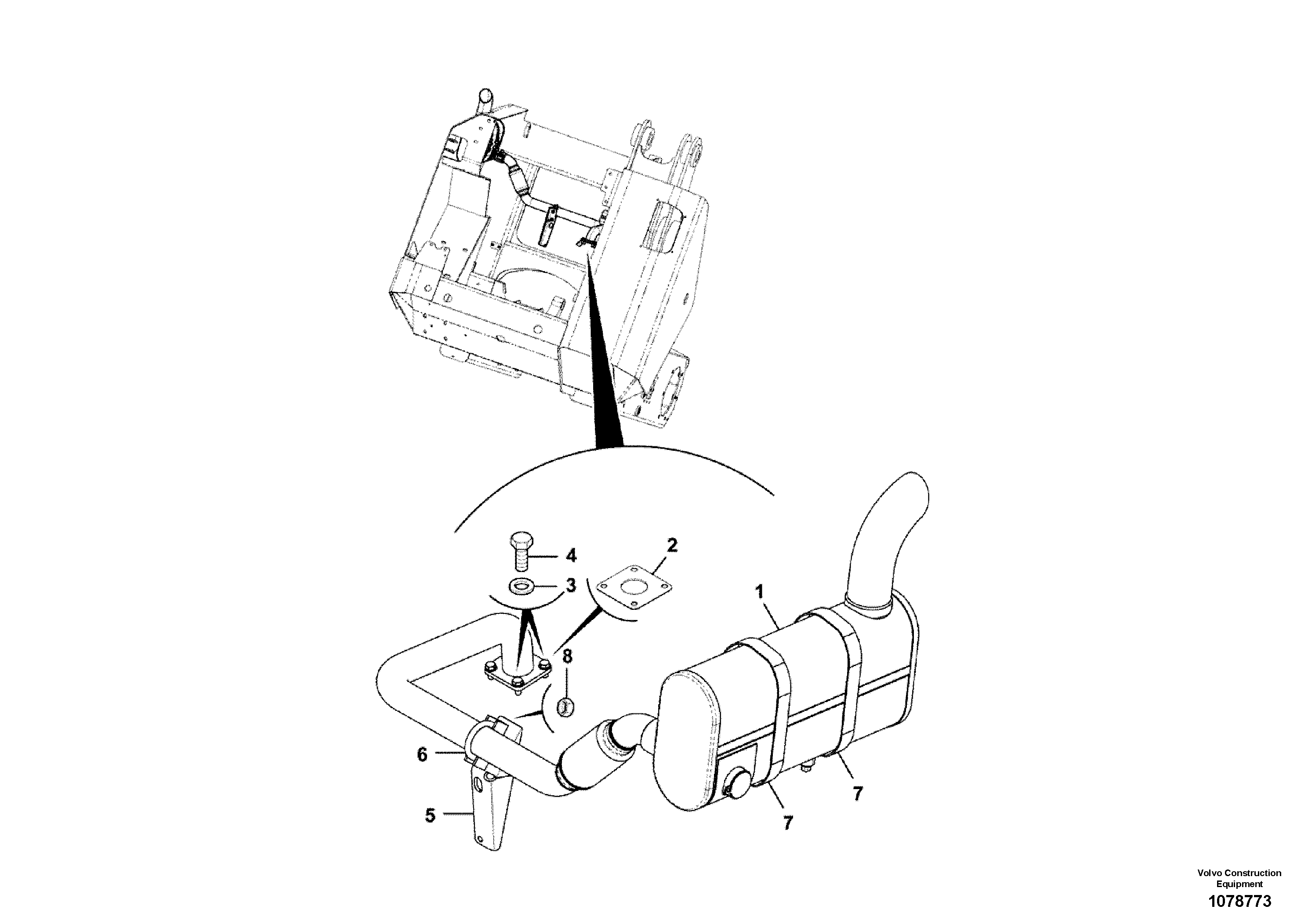 Backrest Cont VOE17229397 VOLVO