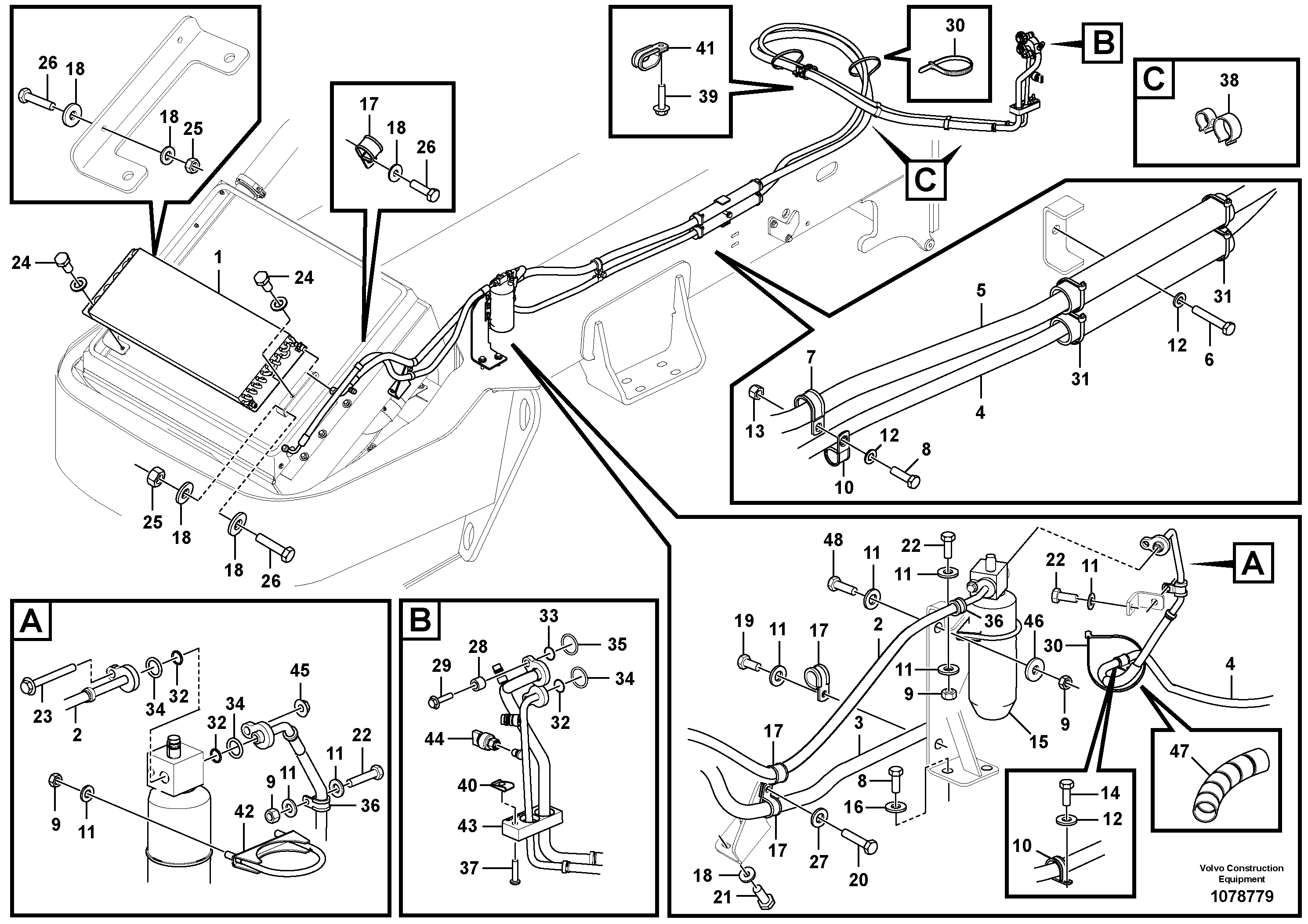 Timing gear casing VOE12787441 VOLVO