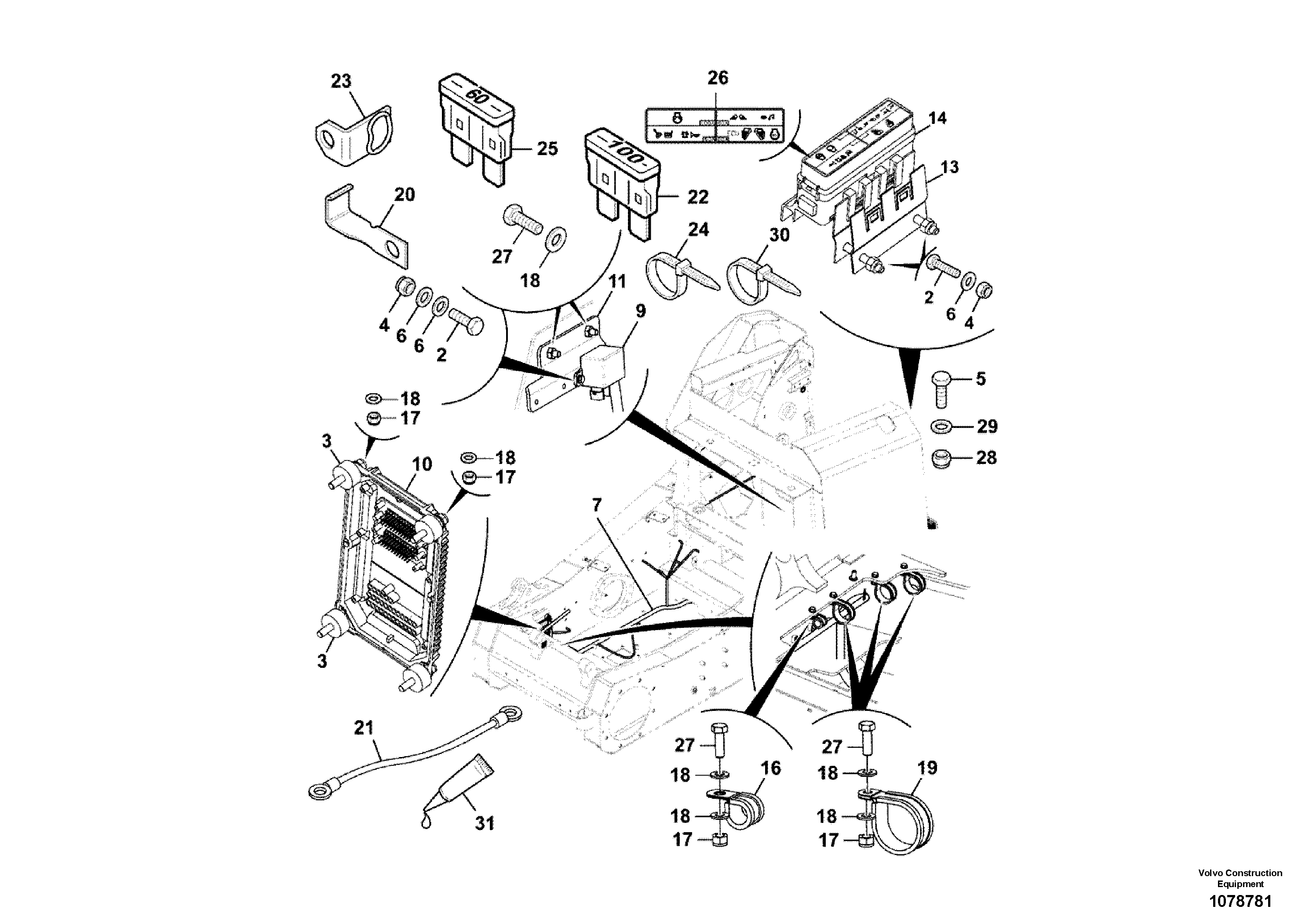 Rec.housing VOE17229872 VOLVO