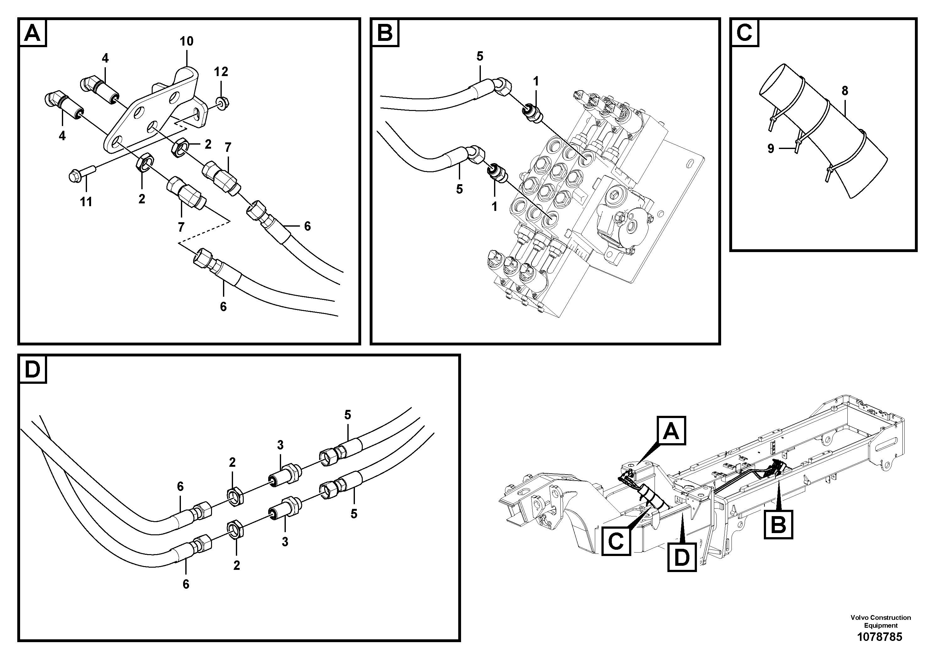 Timing gear casing VOE16649610 VOLVO