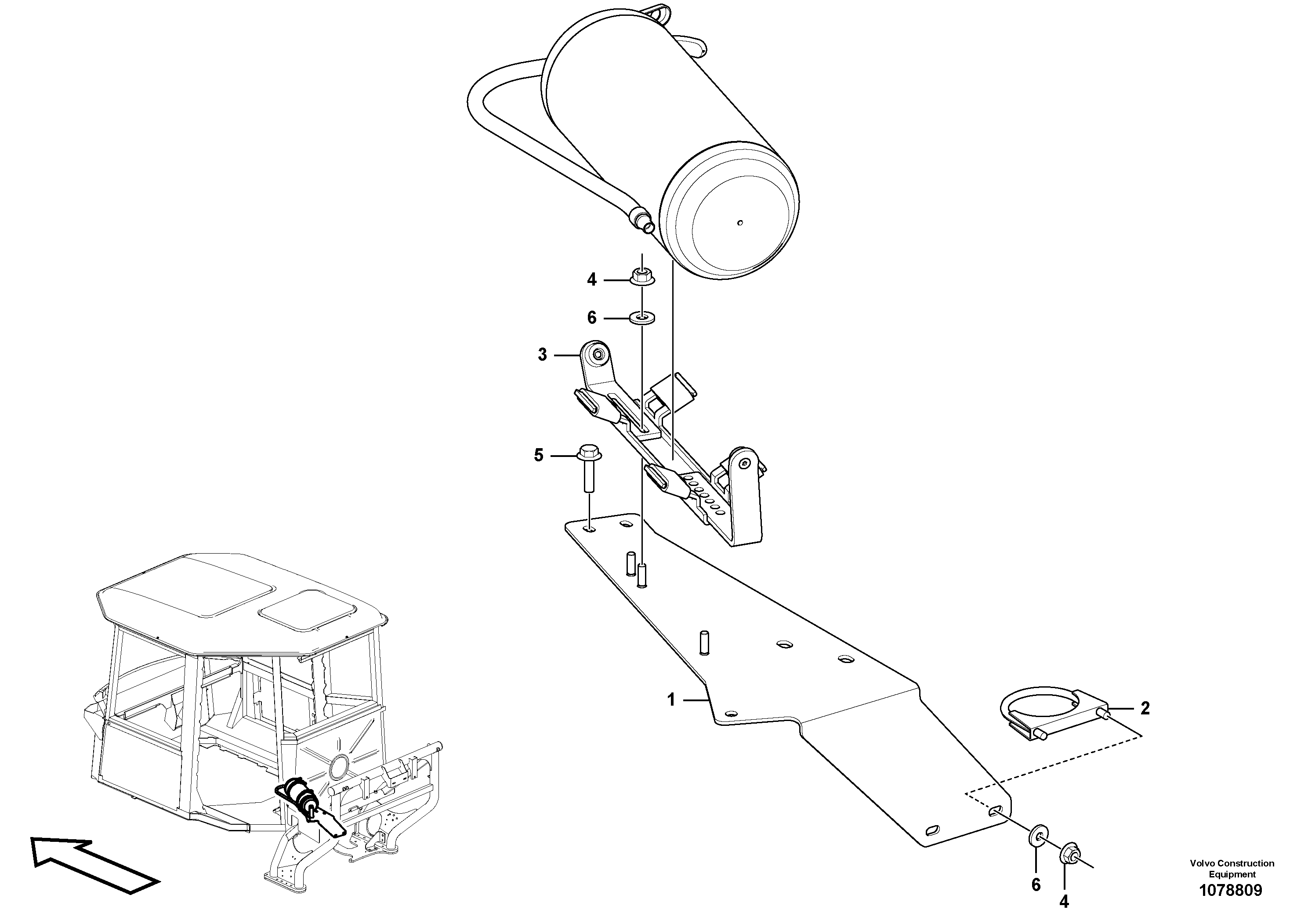 Bracket VOE16882940 VOLVO