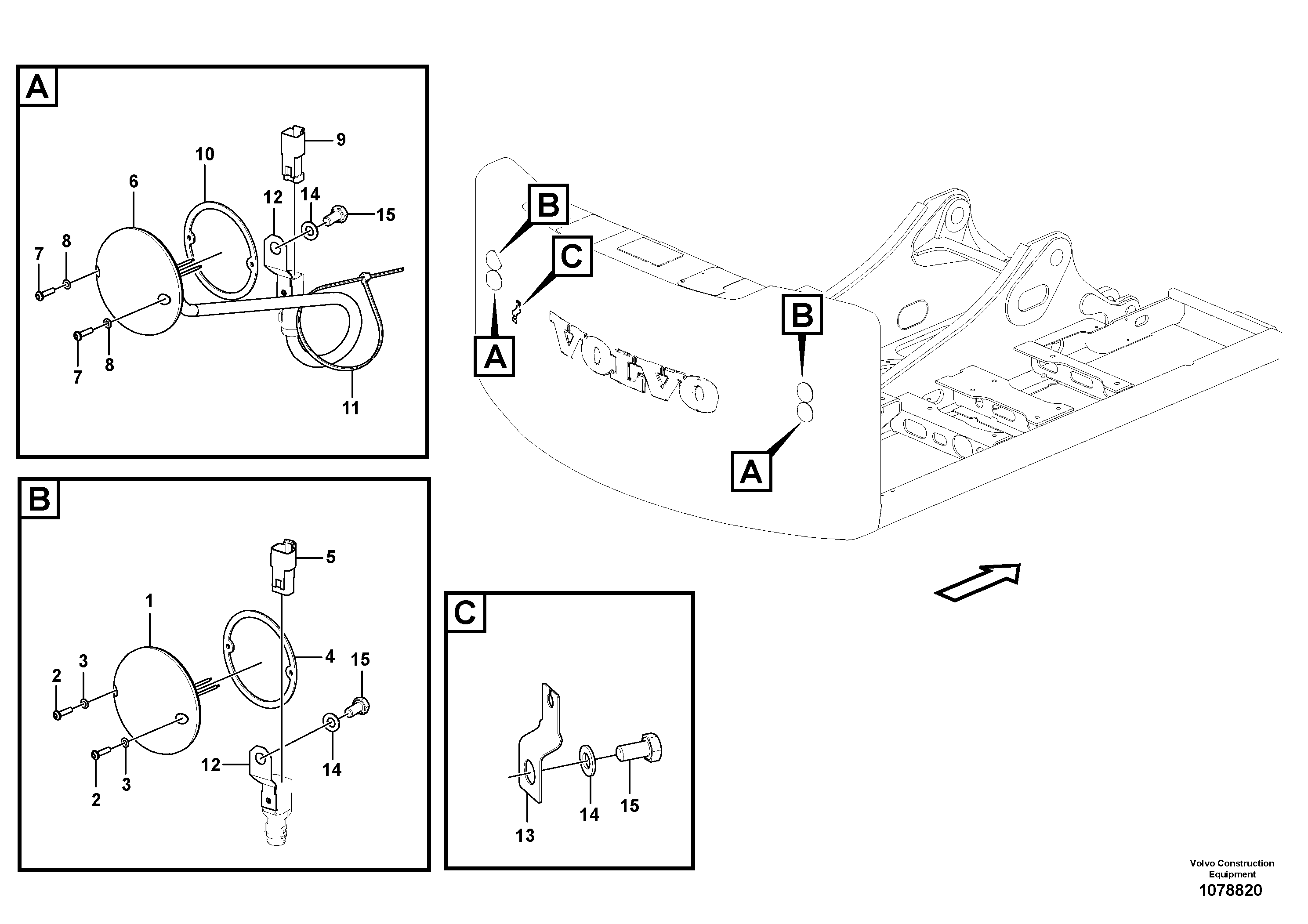 Bogie Mounting VOE14723677 VOLVO