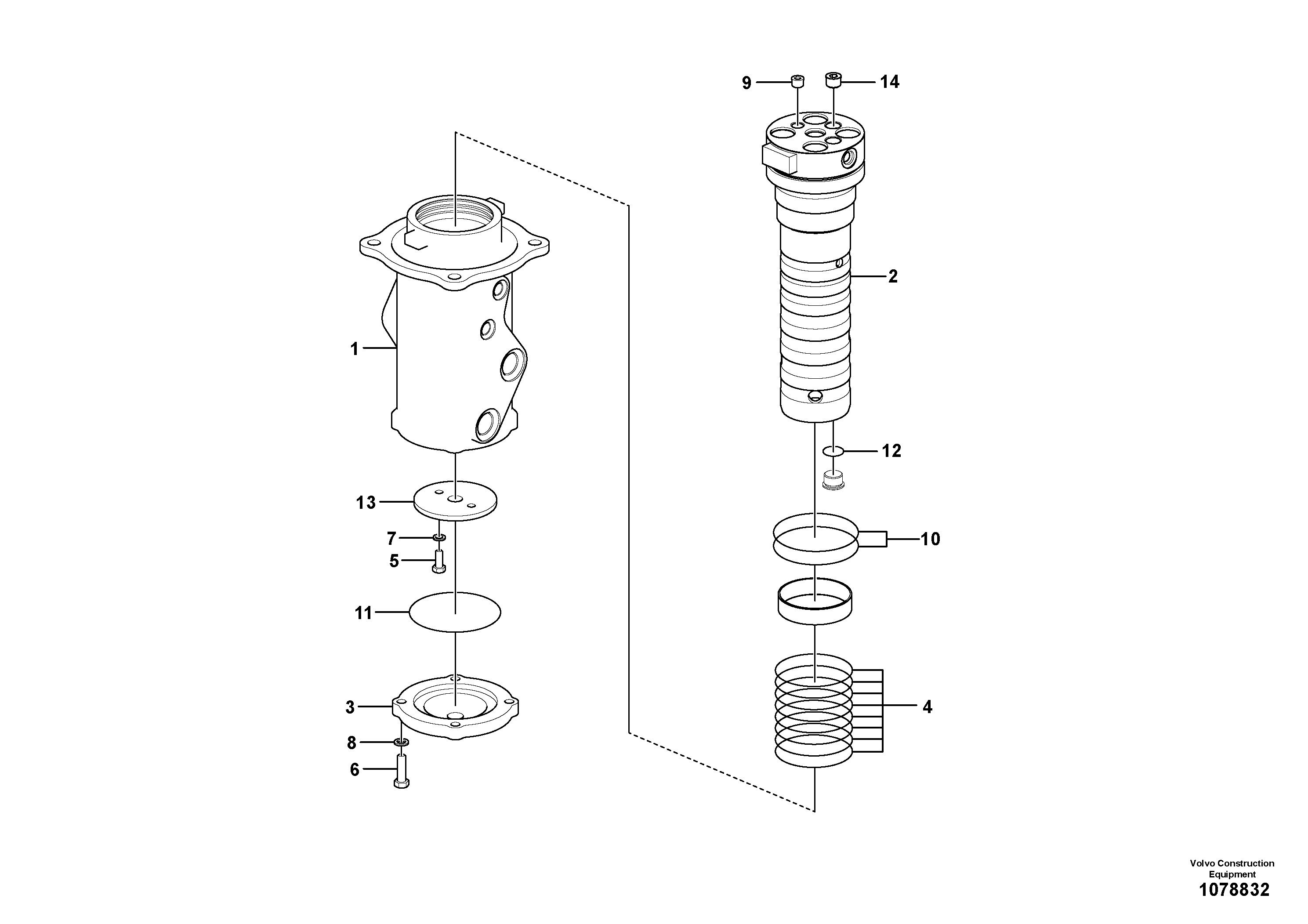 Turning Joint VOE14670852 VOLVO