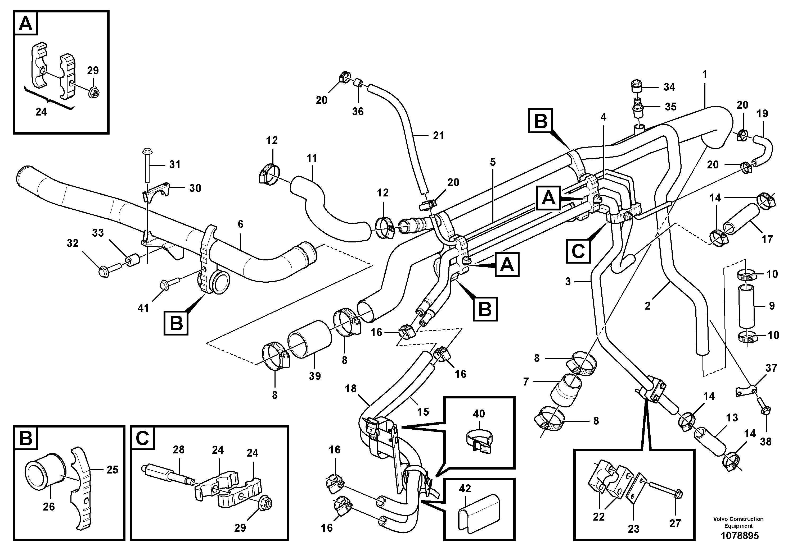 Plate - Battery - Switch VOE15179713 VOLVO