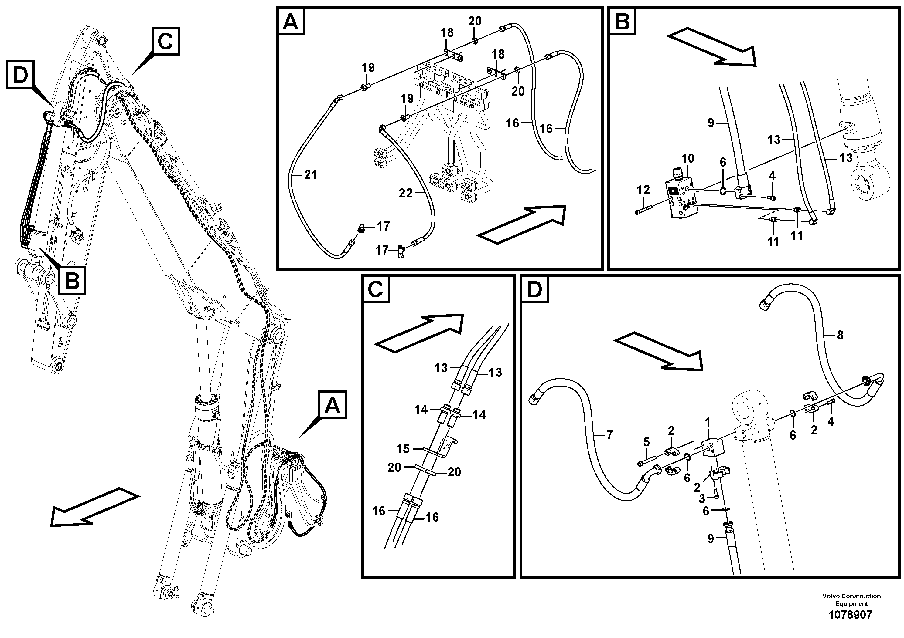 Seat frame VOE14727827 VOLVO