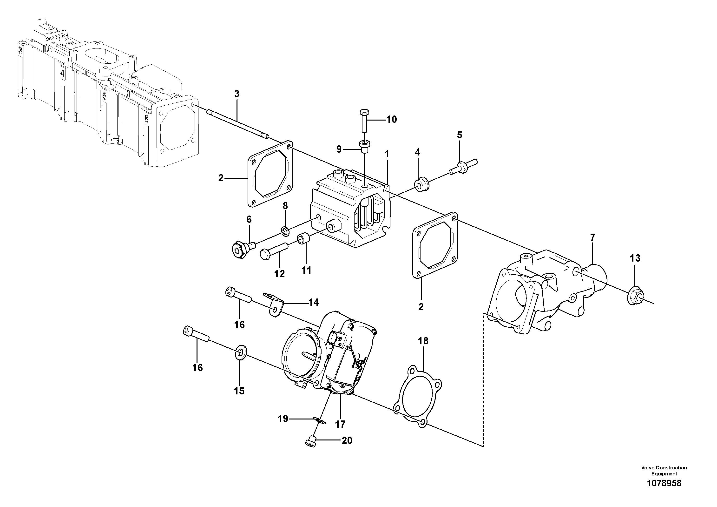 Piston Pin VOE22487028 VOLVO