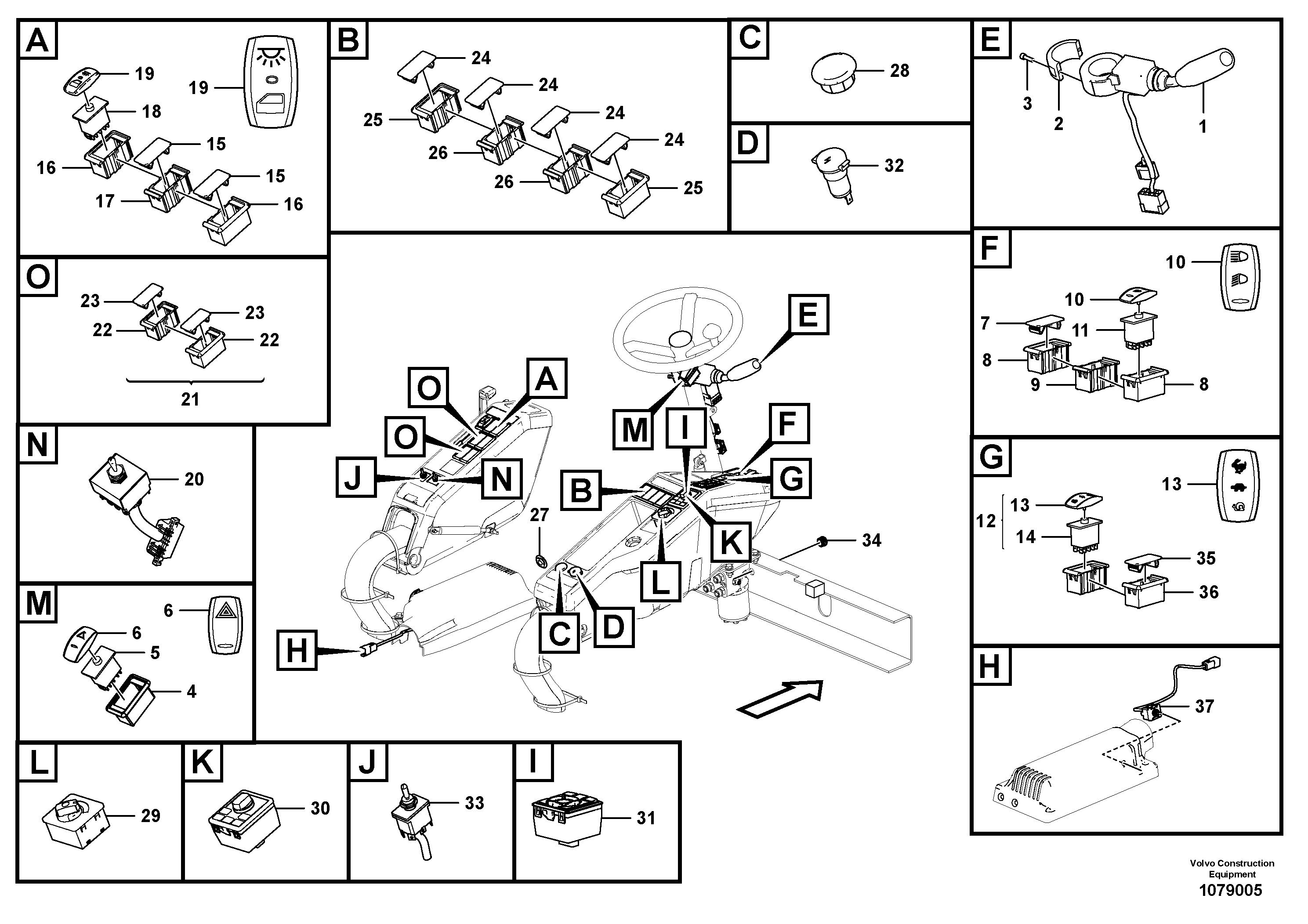 Панель детали VOE16265754 VOLVO