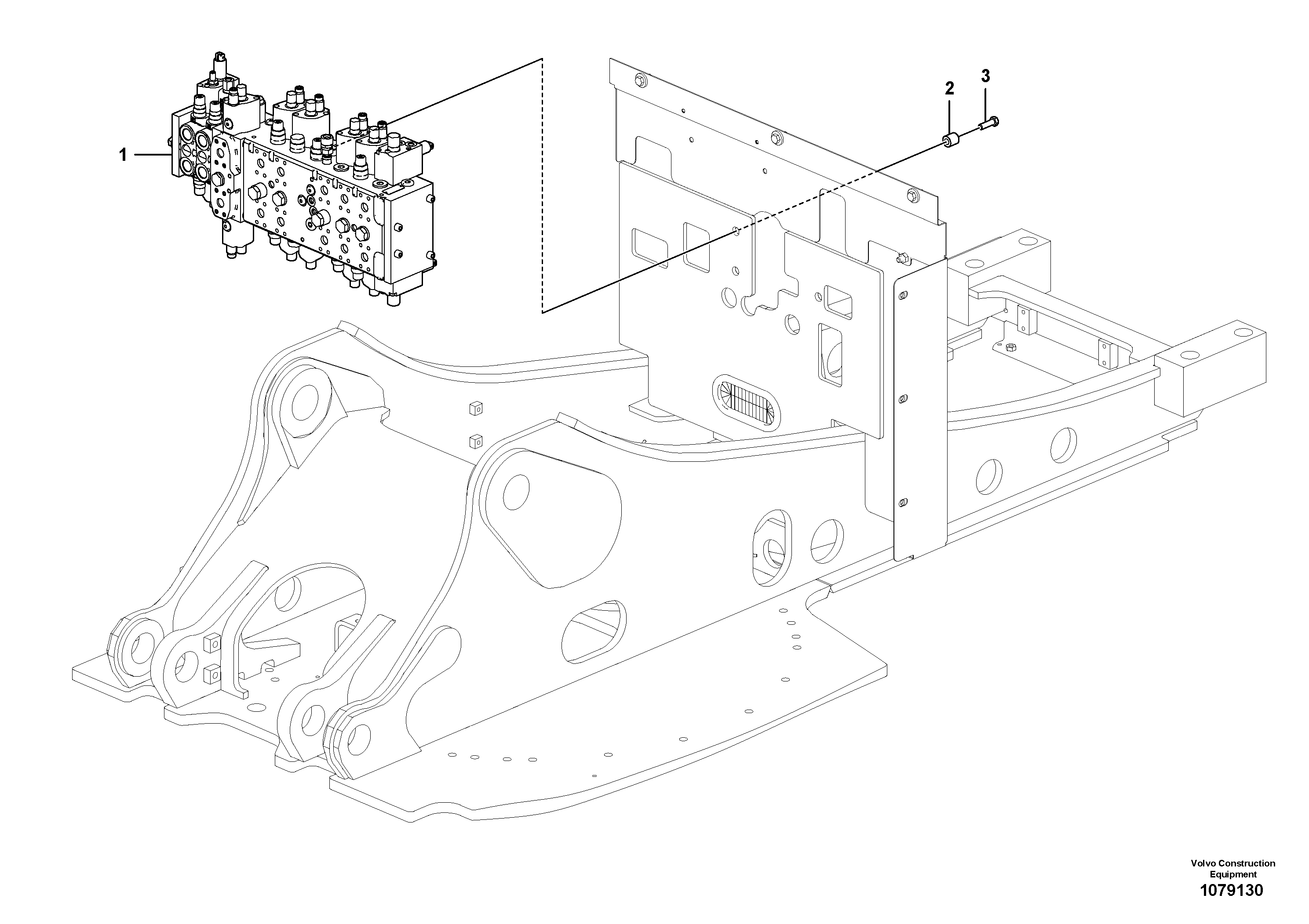 Shaft Guide VOE14657504 VOLVO
