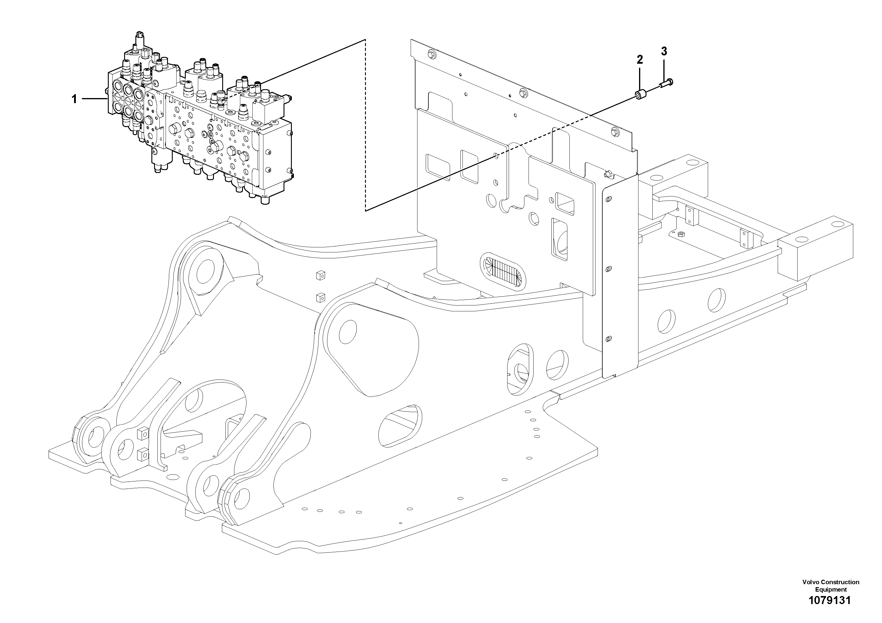 Shaft Guide VOE14657505 VOLVO