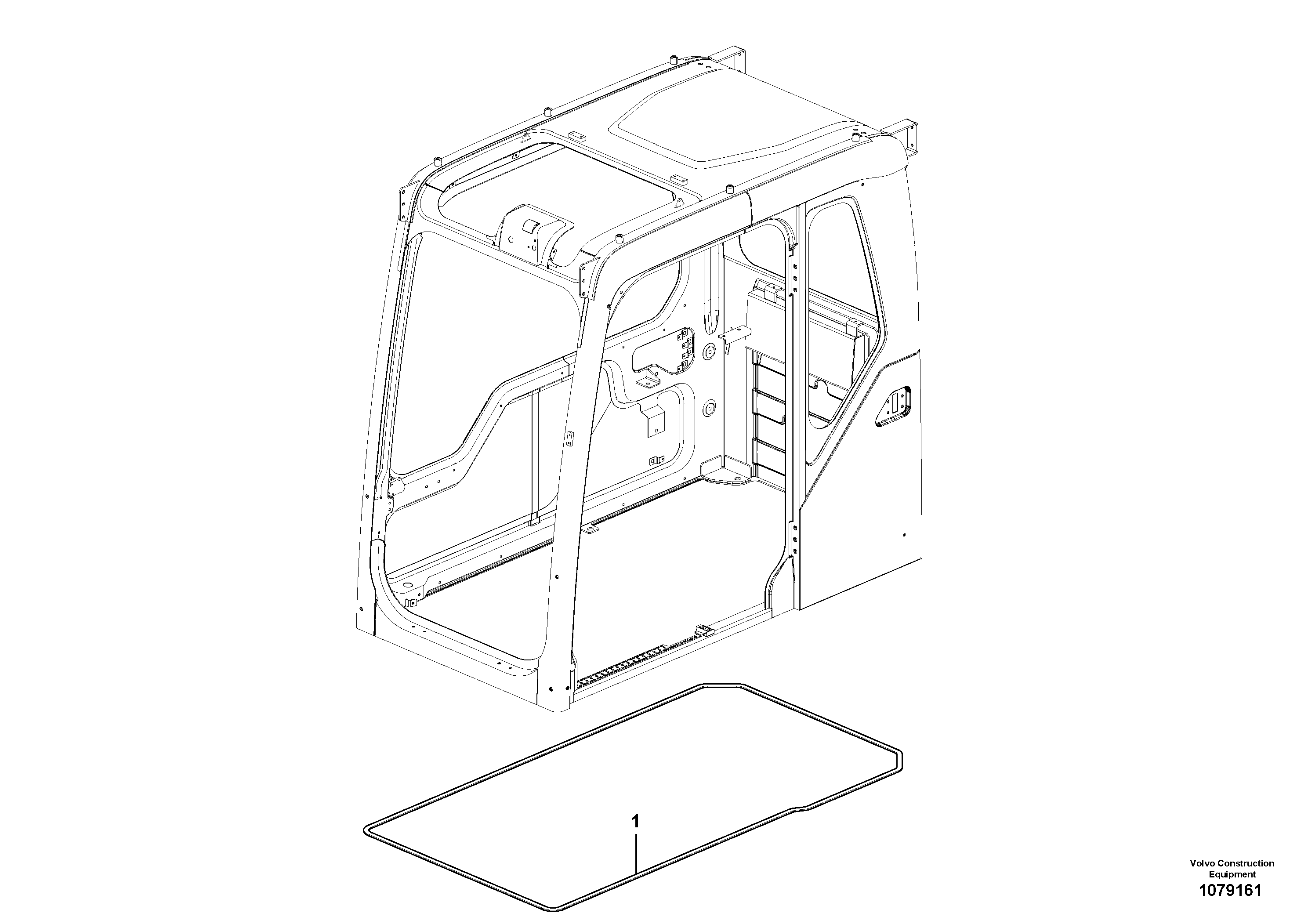 Cabin roof VOE14686570 VOLVO