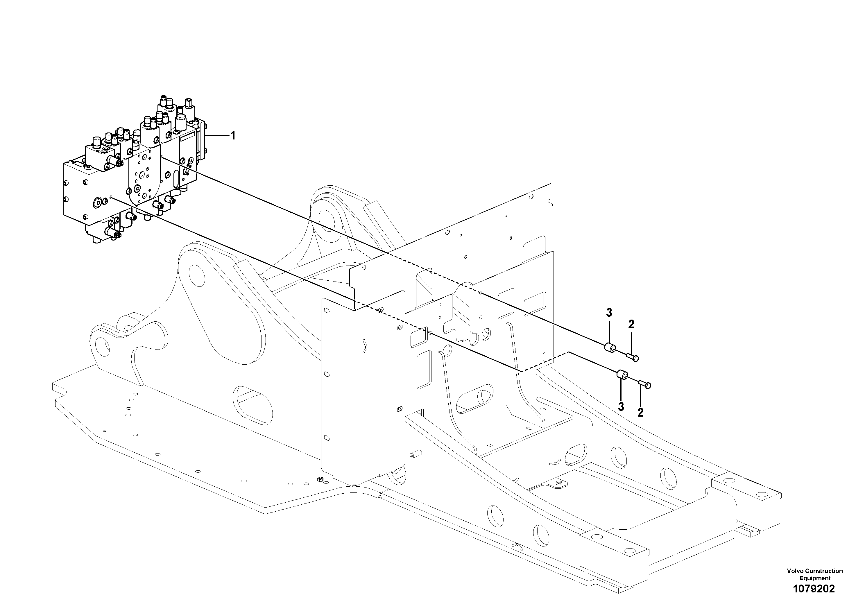Shaft Guide VOE14657502 VOLVO