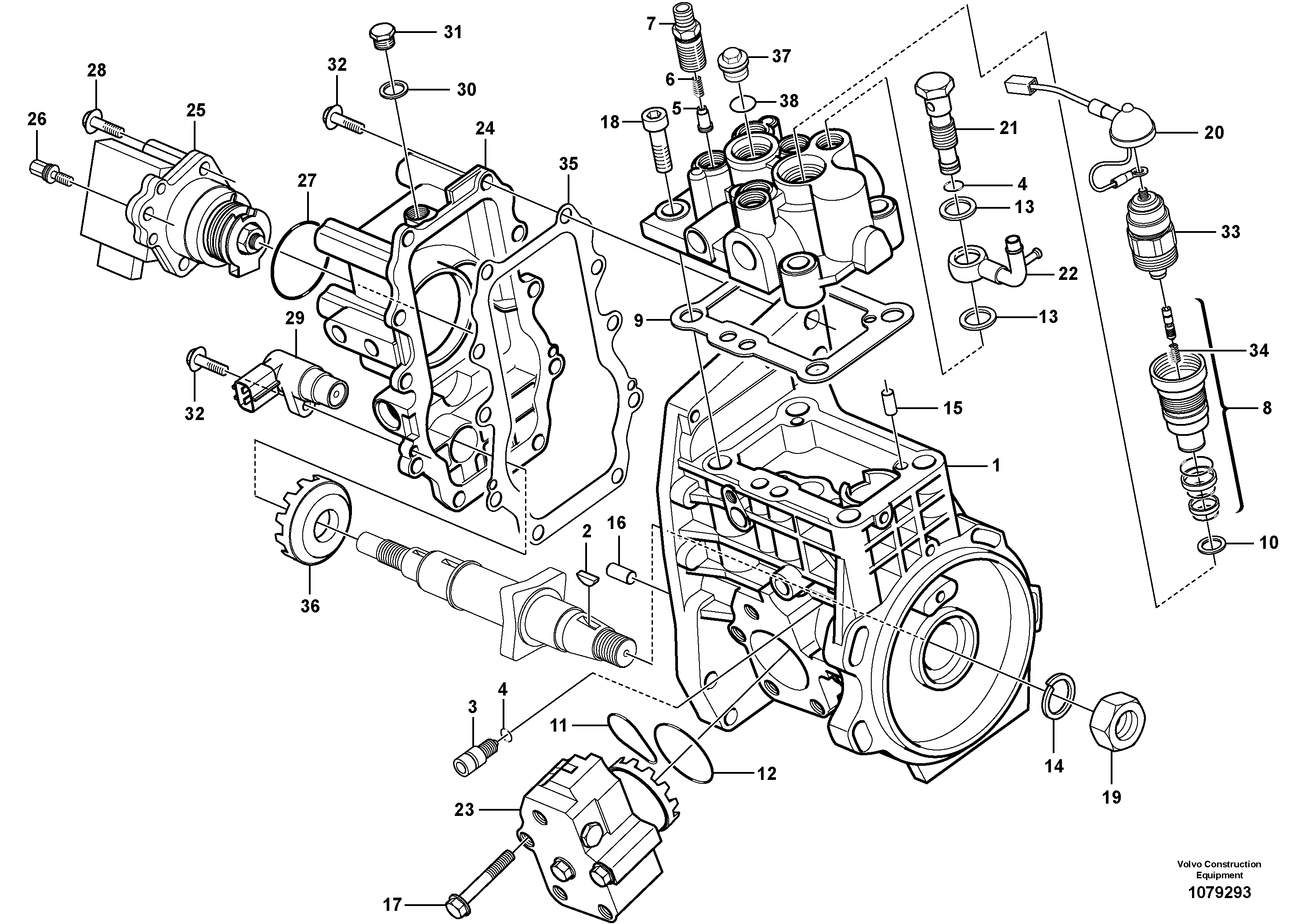 Приборы VOE15066205 VOLVO