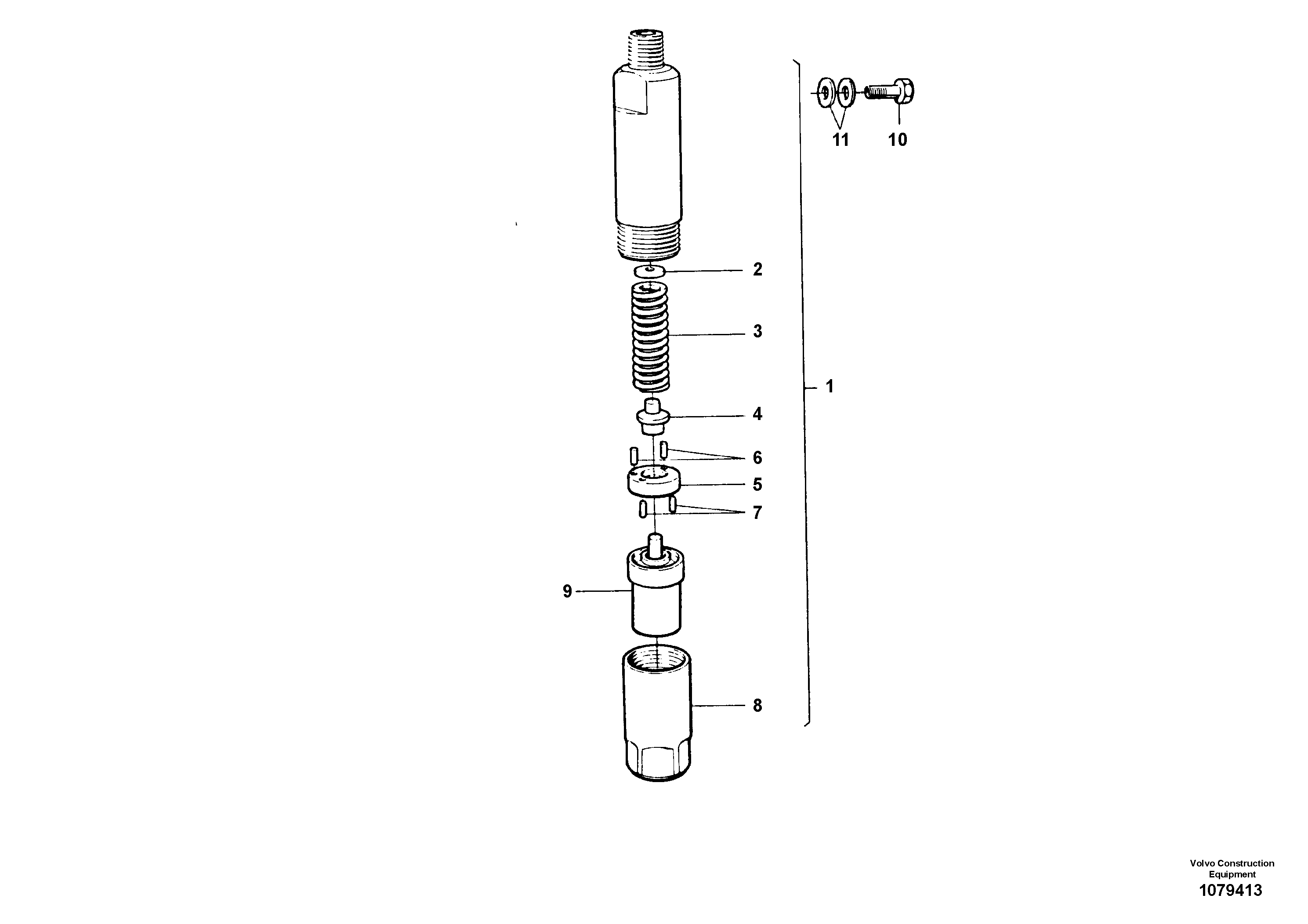 Bearing Spindle VOE844339 VOLVO