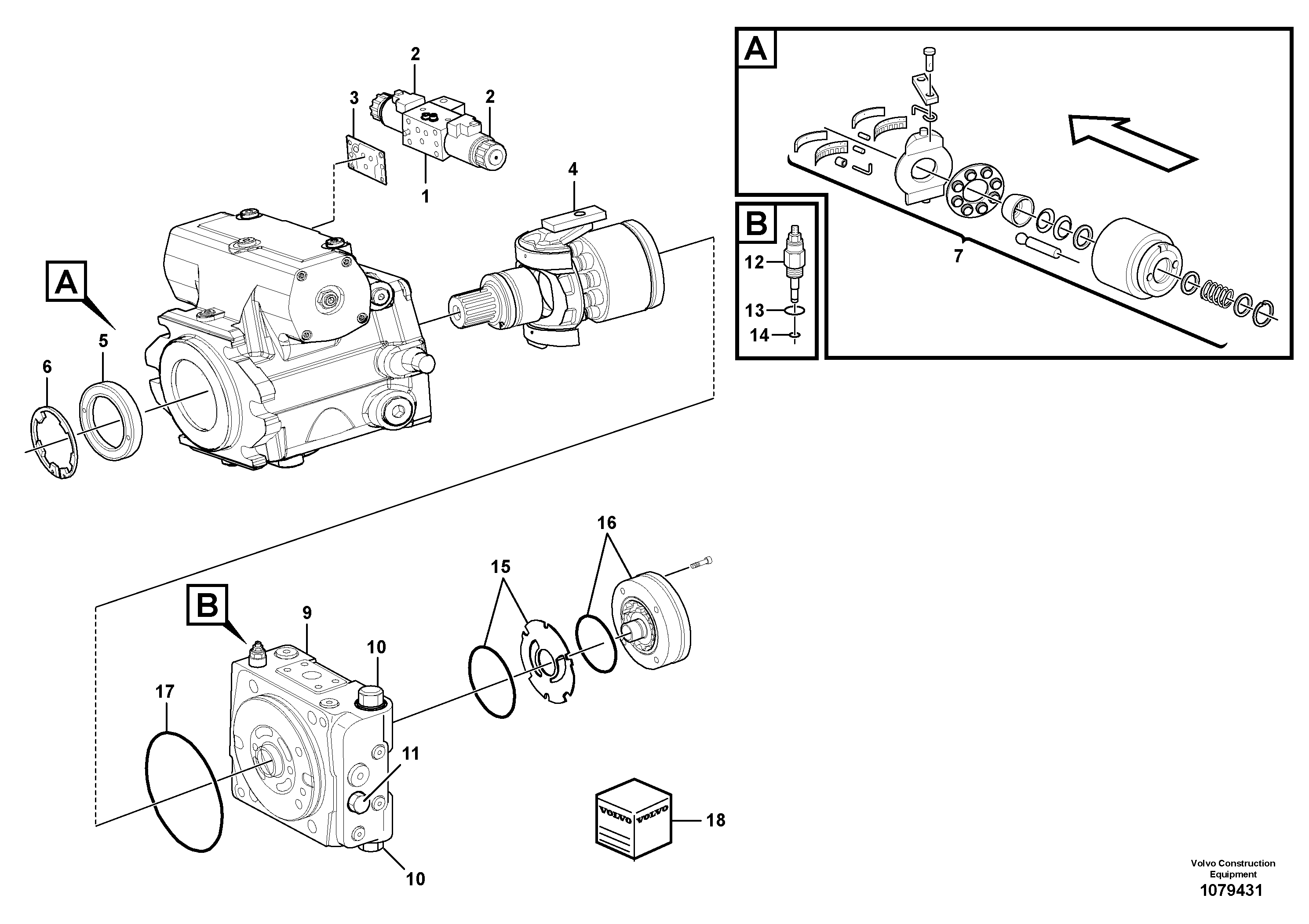 Sealing Kit RM/VOE17409697 VOLVO