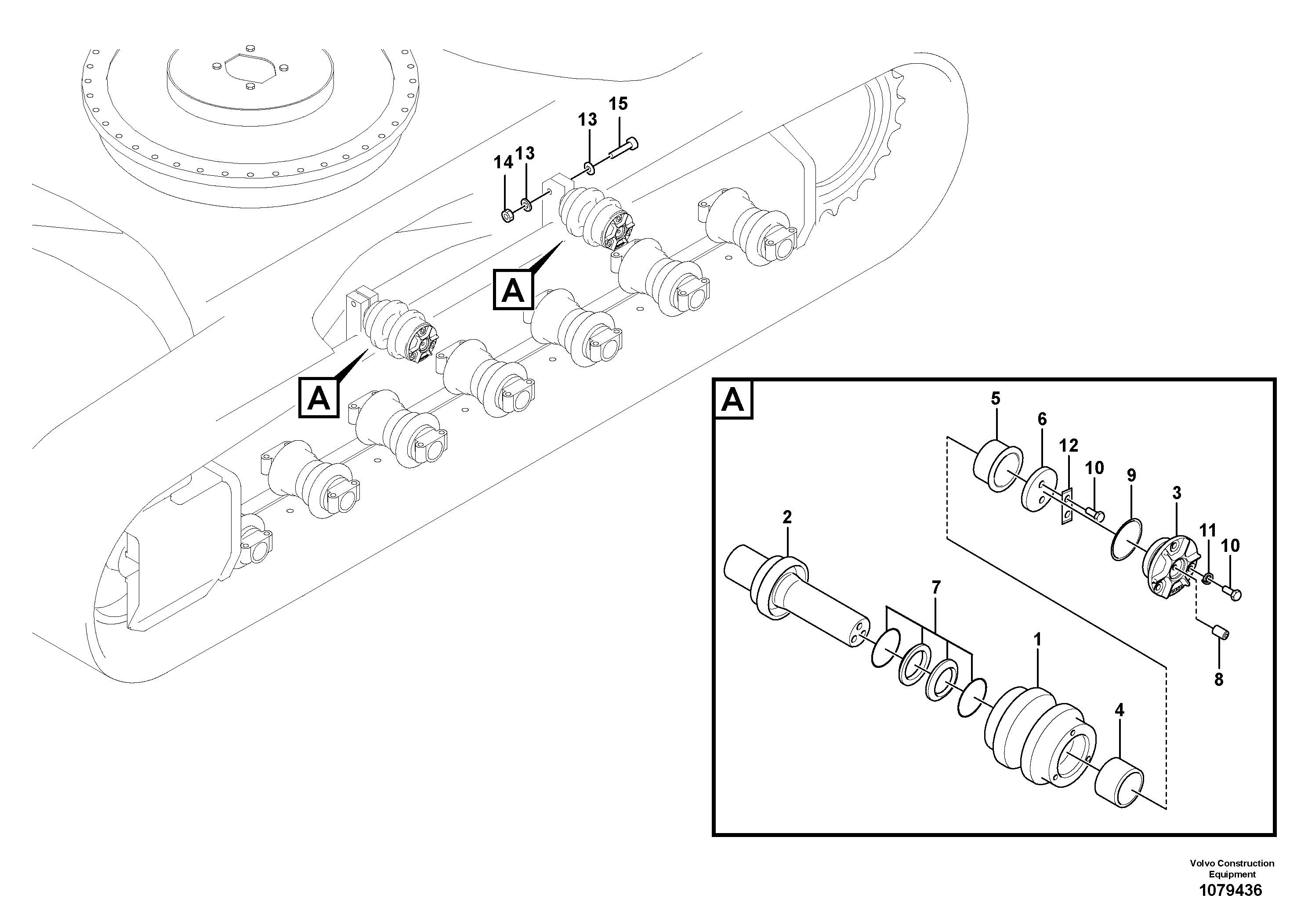 Holder, cable clip VOE14693121 VOLVO