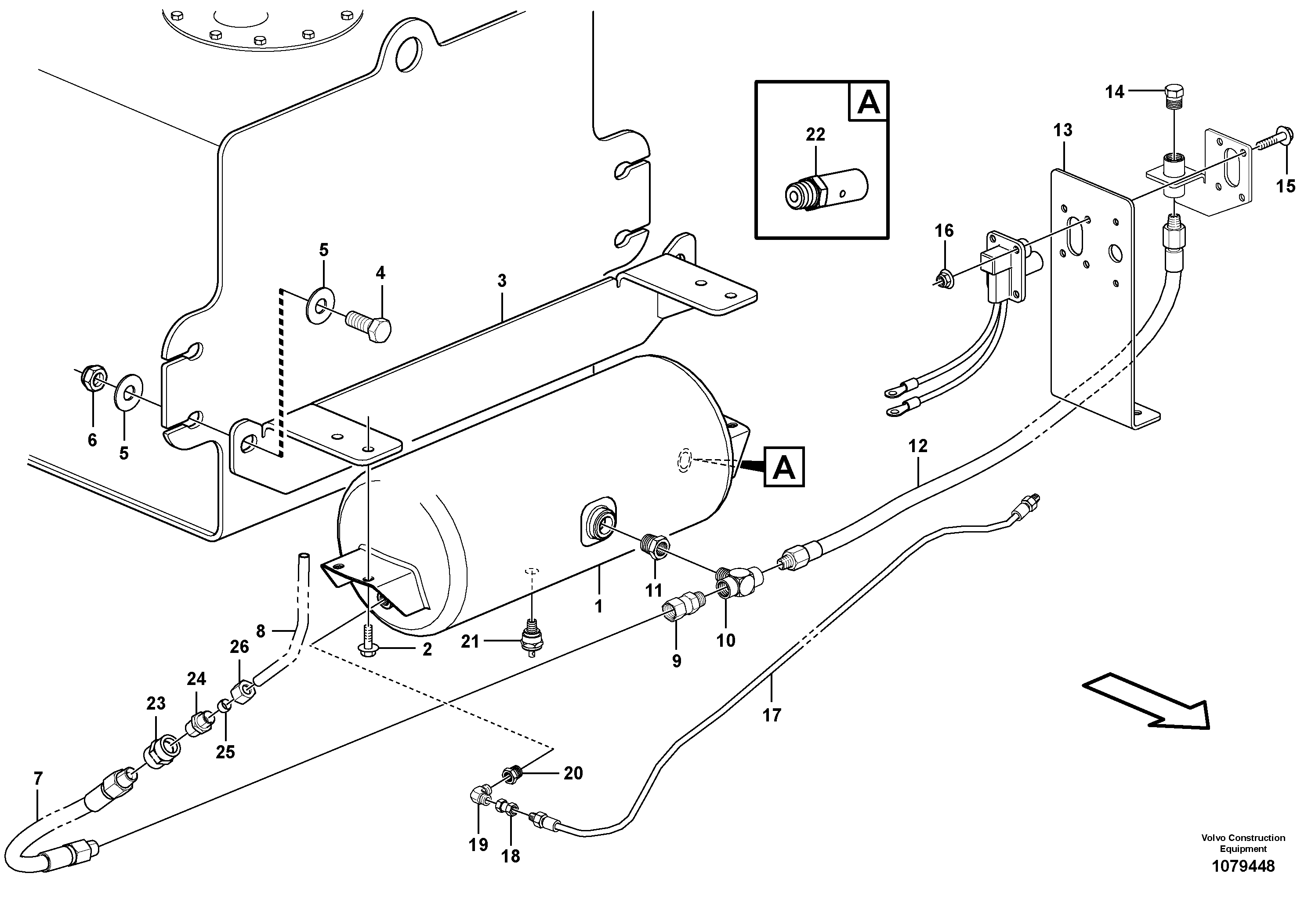 Fuel miser valve VOE16019956 VOLVO