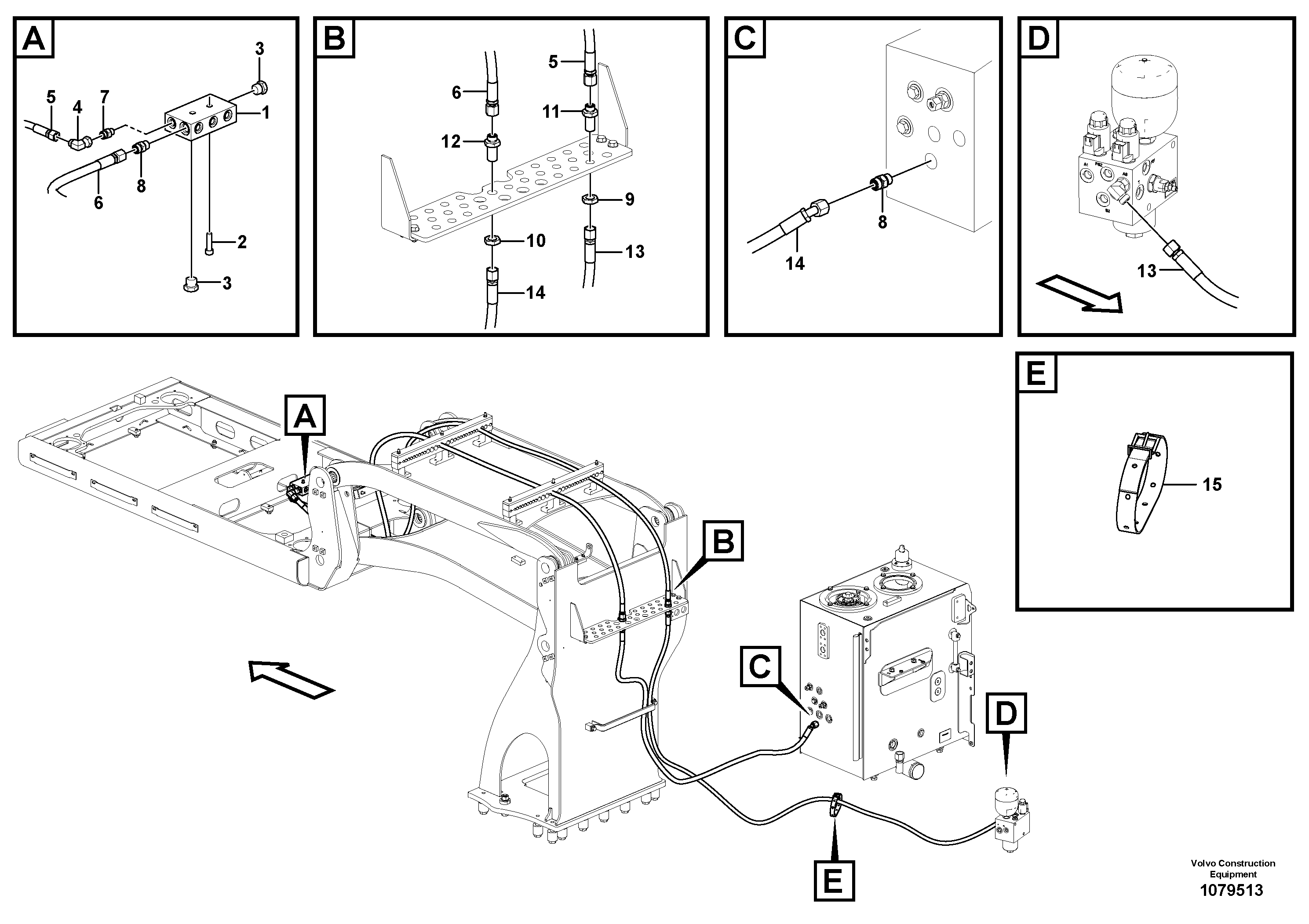 Timing gear casing VOE14679936 VOLVO