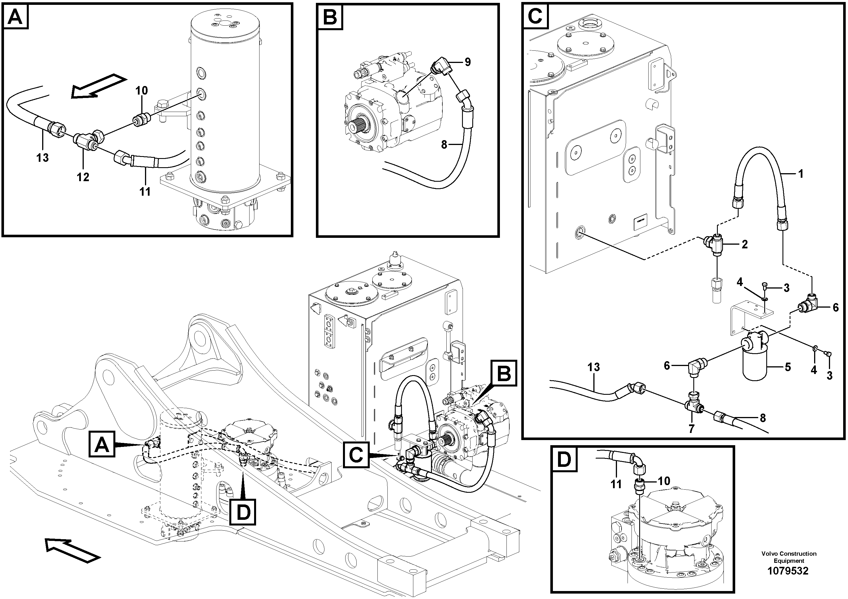 Timing gear casing VOE14693237 VOLVO