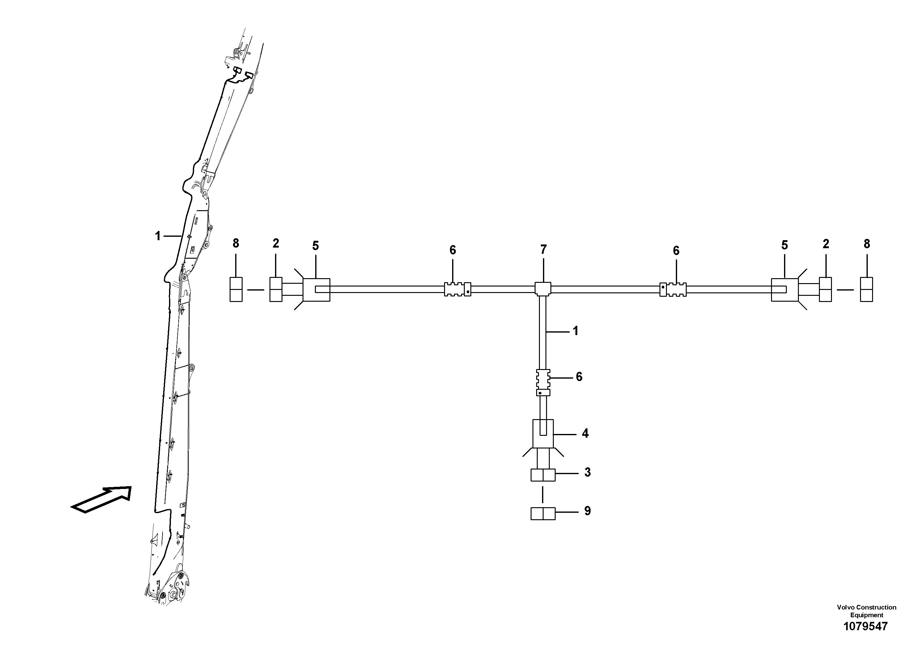 Support Leg VOE14742654 VOLVO