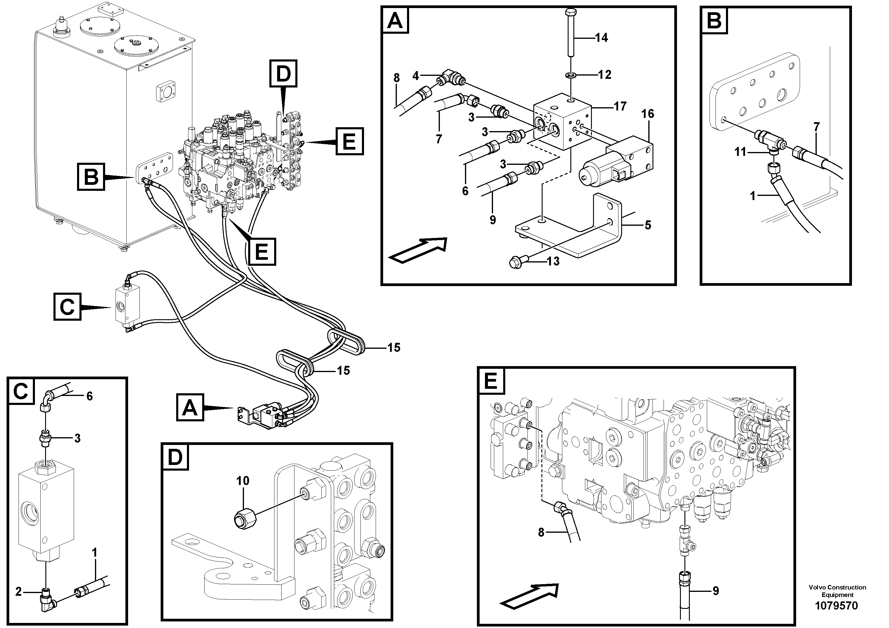 Timing gear casing VOE938071 VOLVO