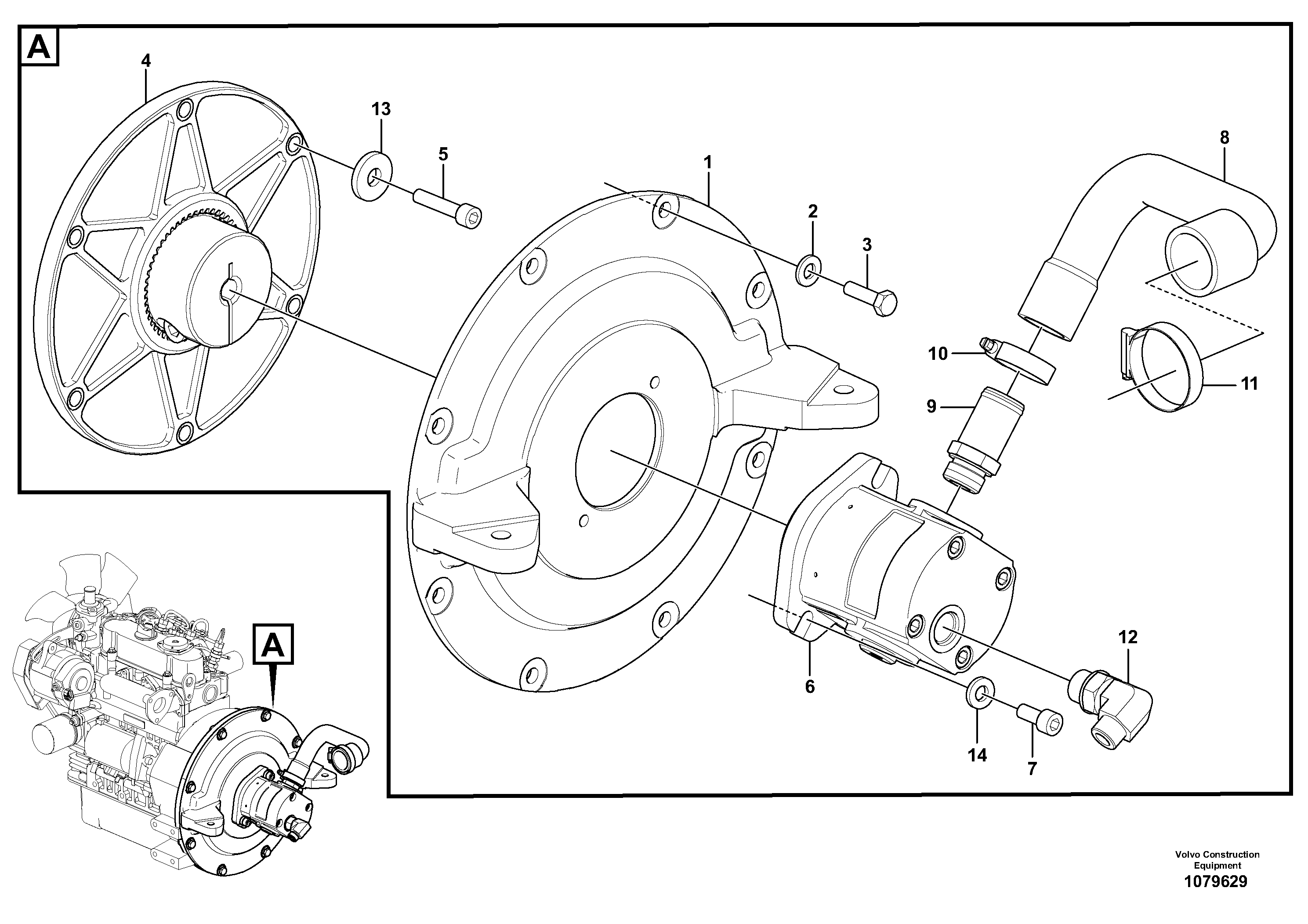 For upper engine part VOE13956570 VOLVO