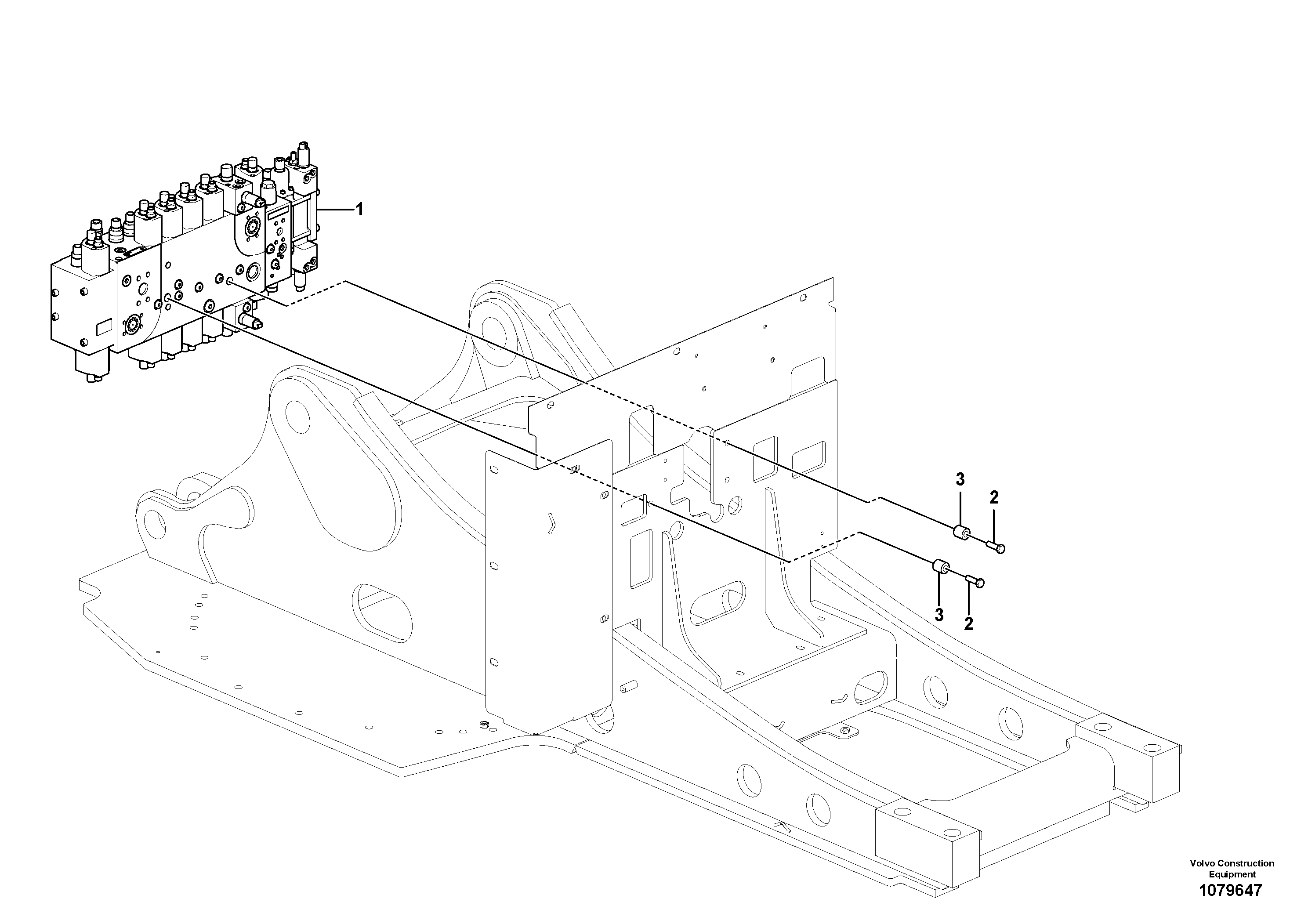 Shaft Guide VOE14707585 VOLVO