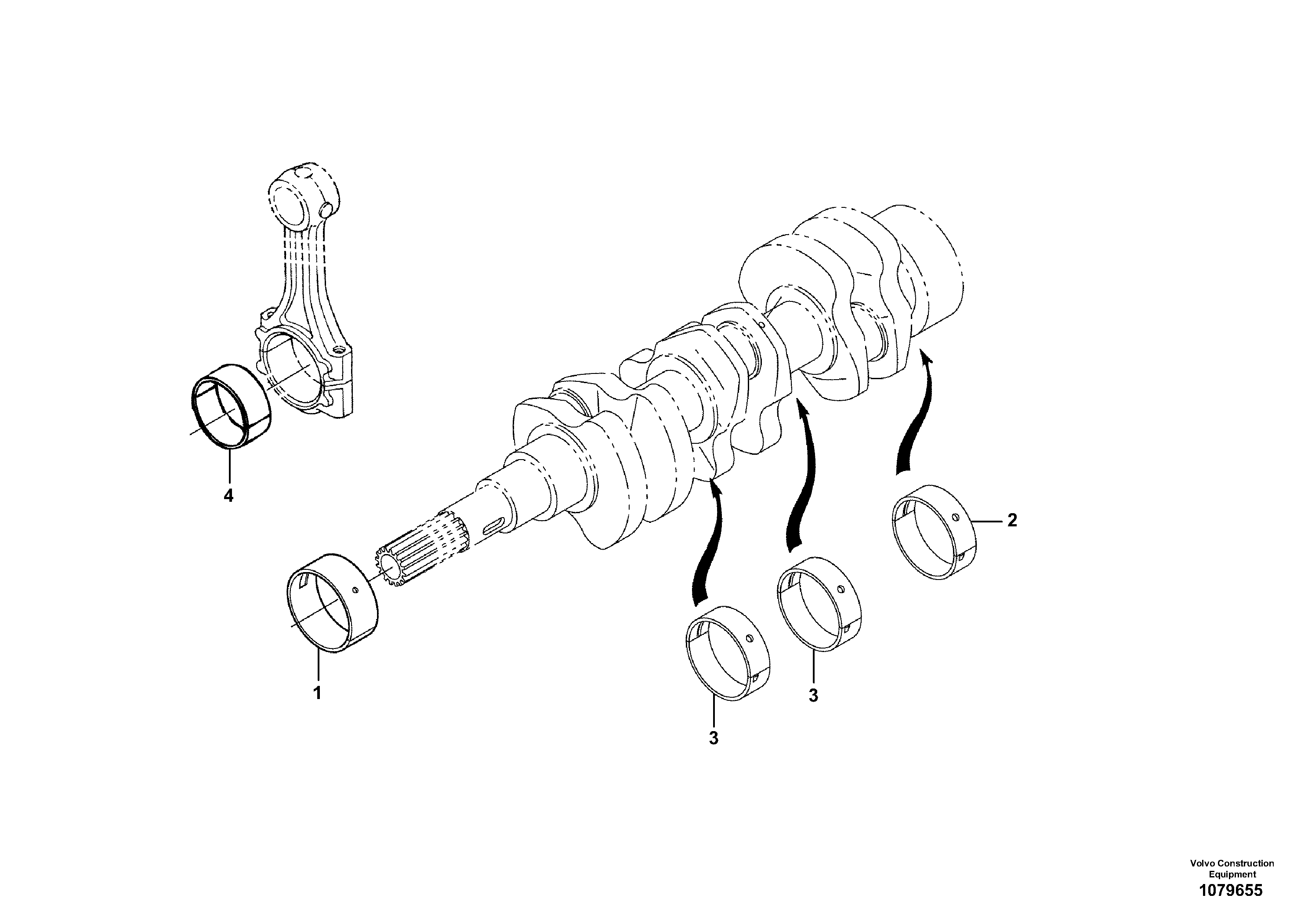 Steering Axle VOE22549665 VOLVO