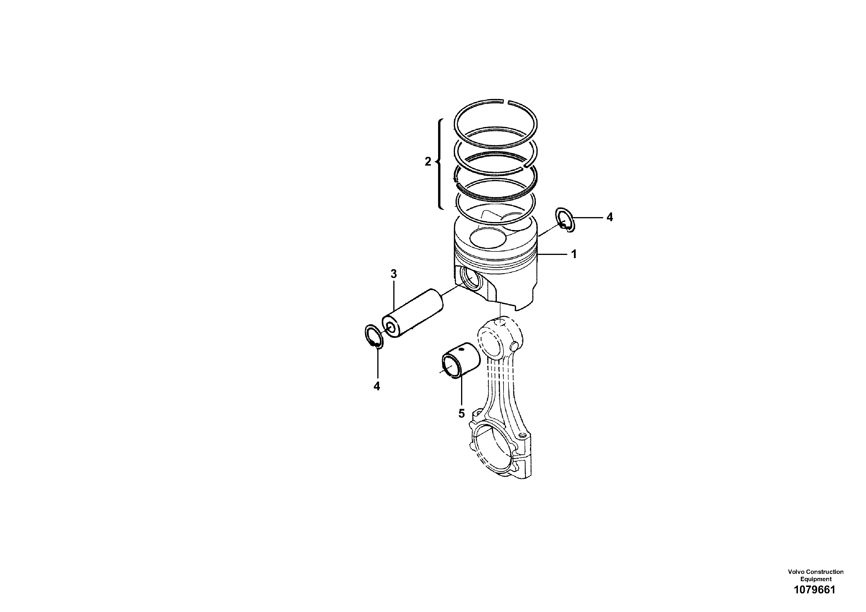 Piston pump VOE22549655 VOLVO