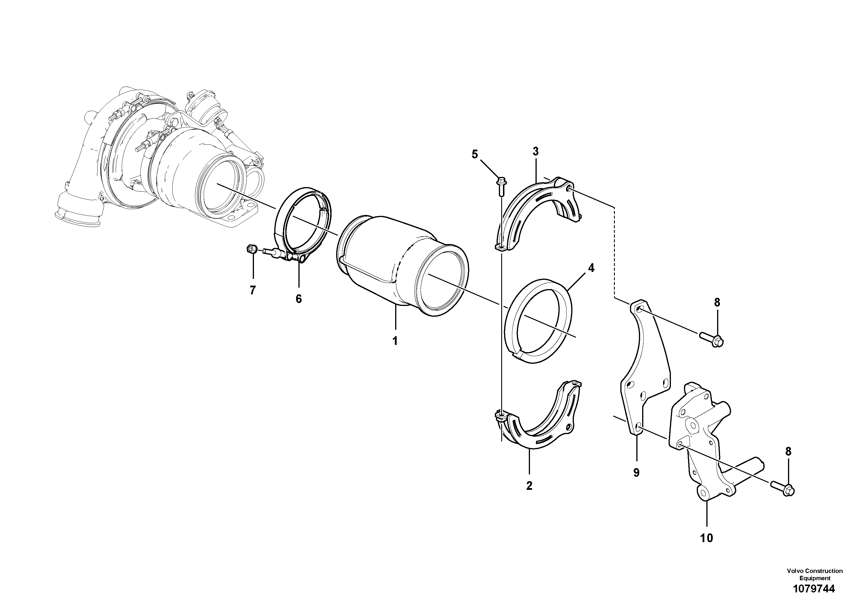 Seat frame VOE22354776 VOLVO