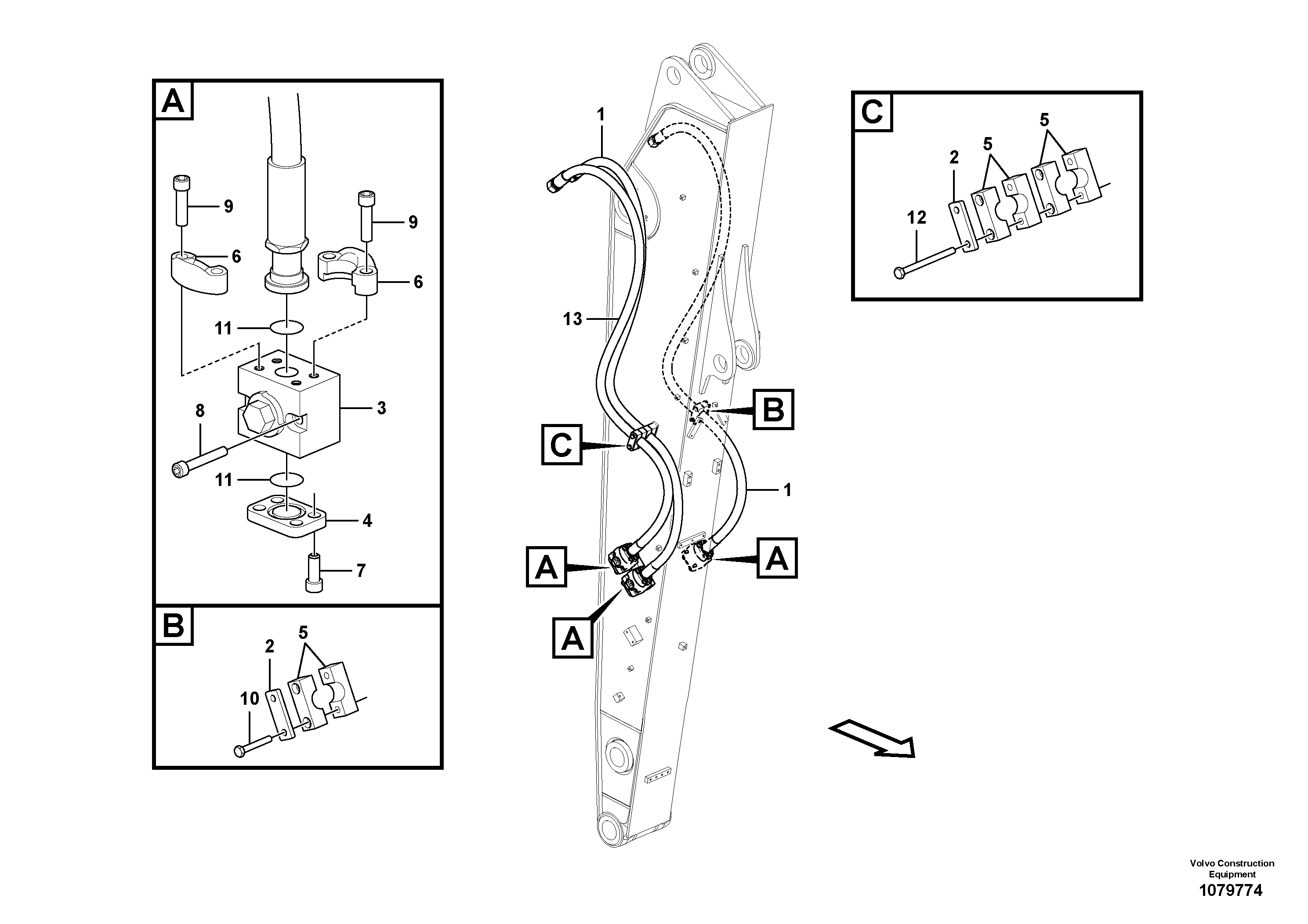 Timing gear casing VOE14702888 VOLVO