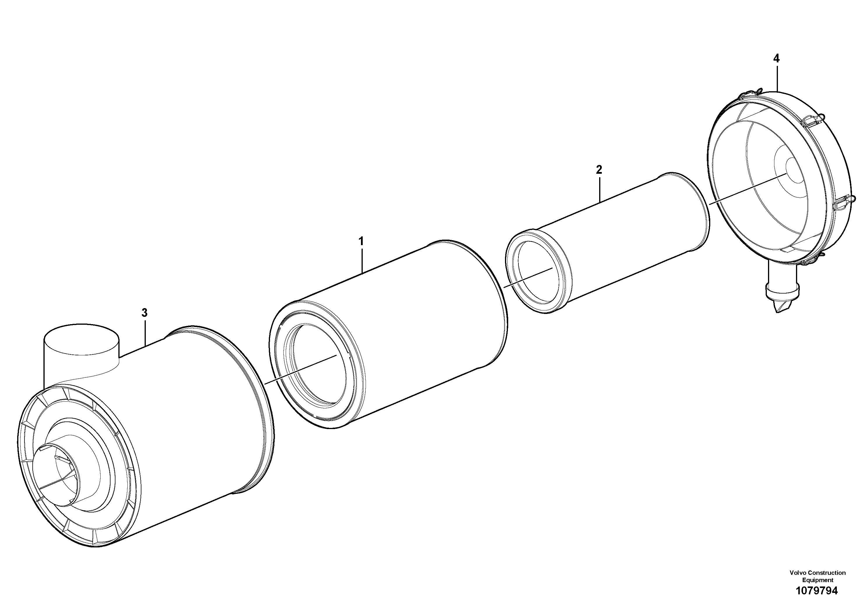 Filter Housing VOE15193232 VOLVO
