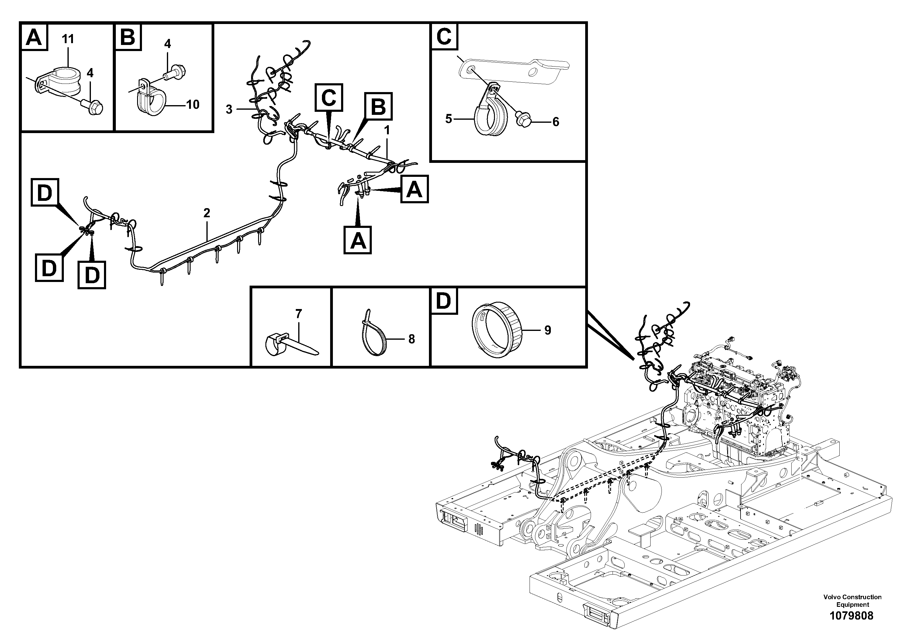 Support Leg RM/VOE14688626 VOLVO