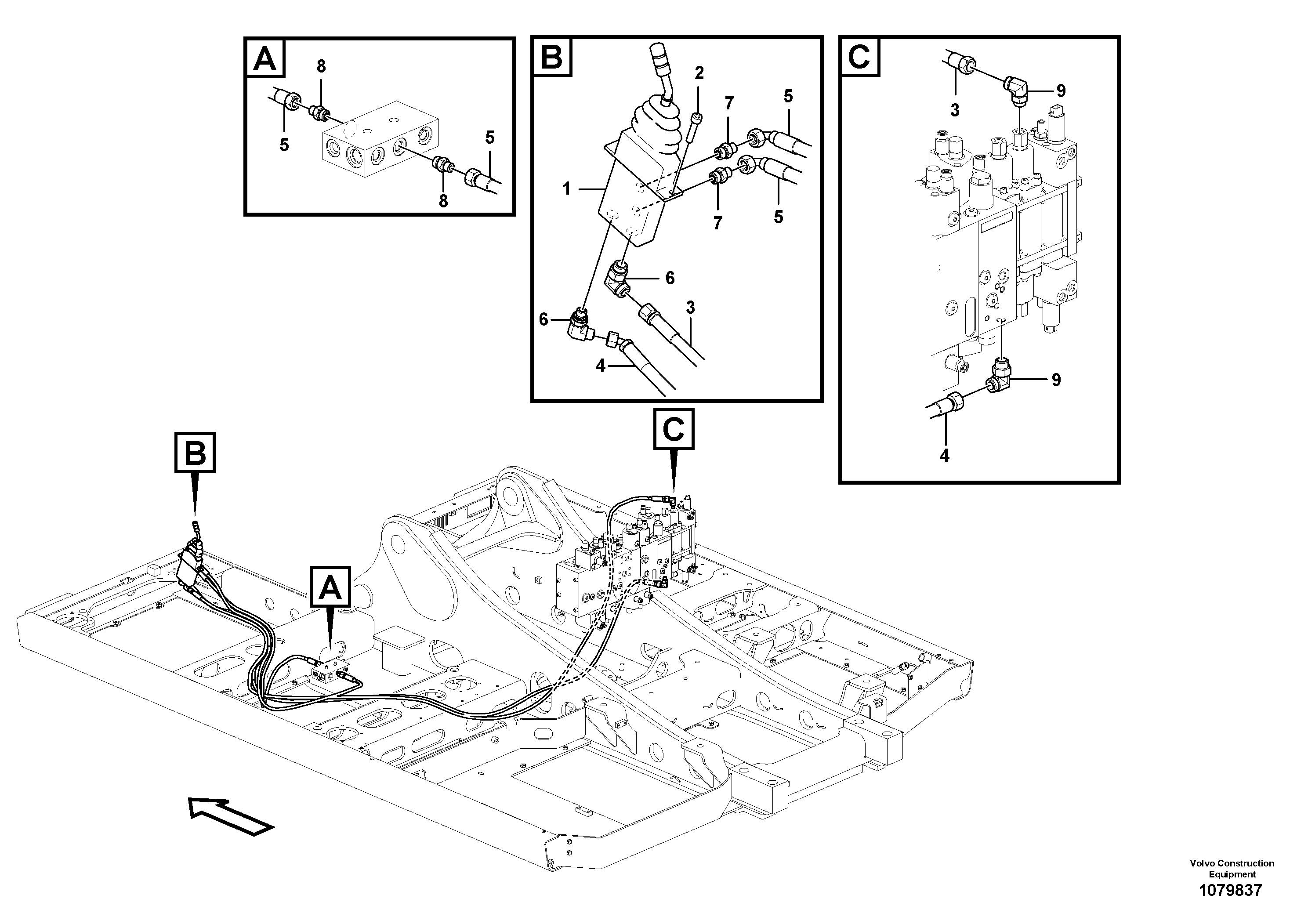 Timing gear casing VOE15800935 VOLVO