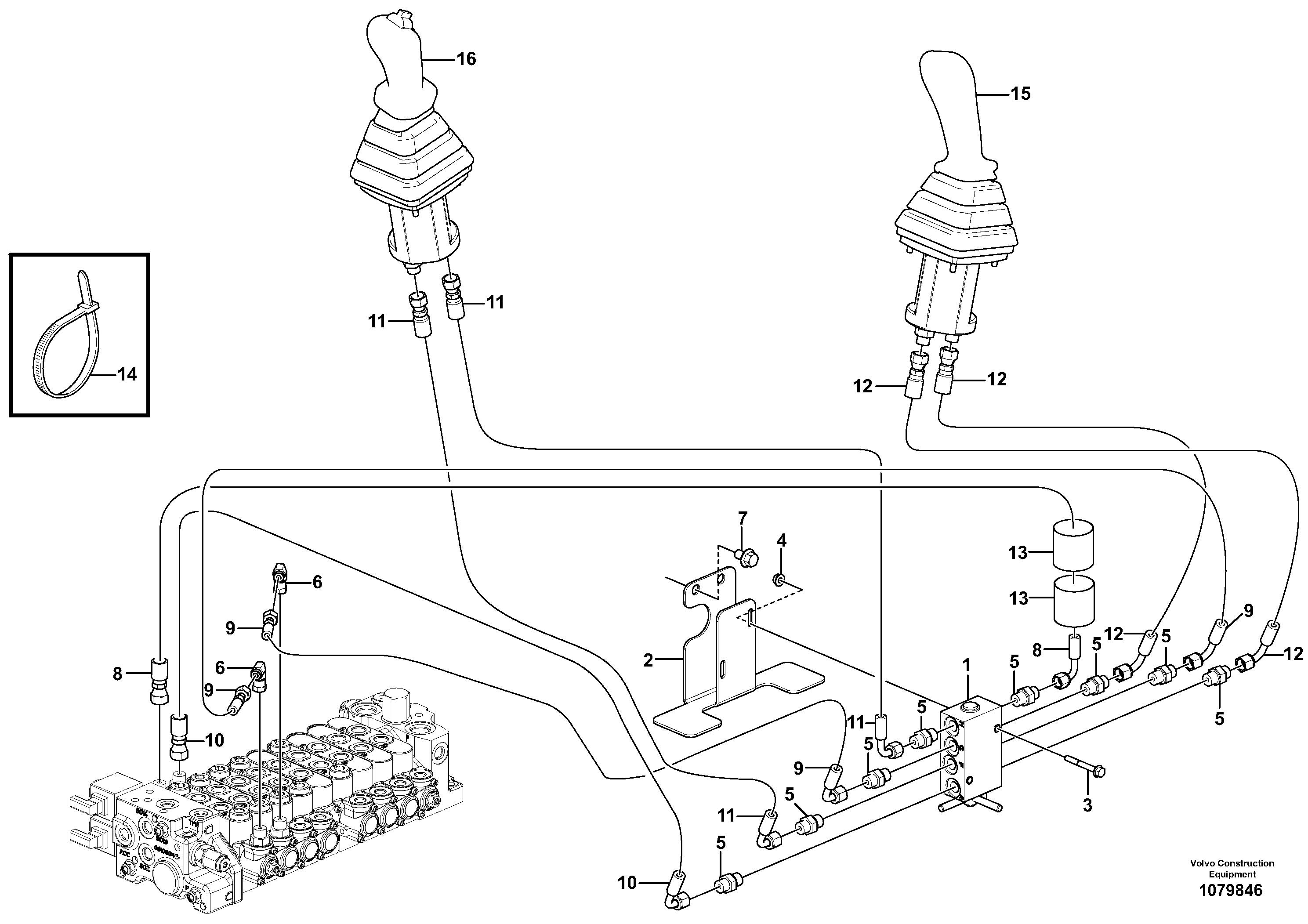 Seat frame VOE15693789 VOLVO