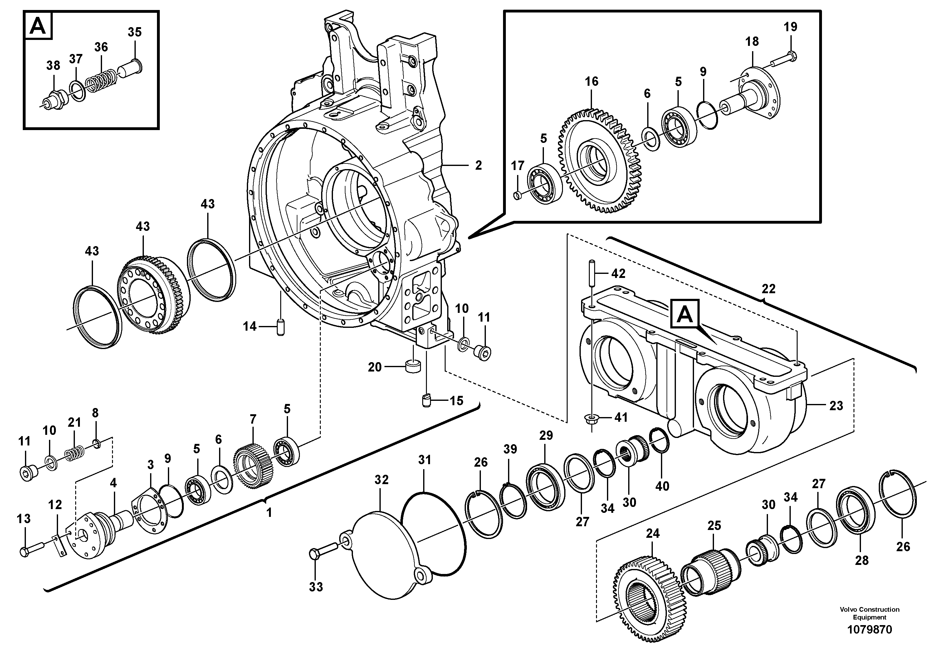 Flywheel Housin VOE17407447 VOLVO