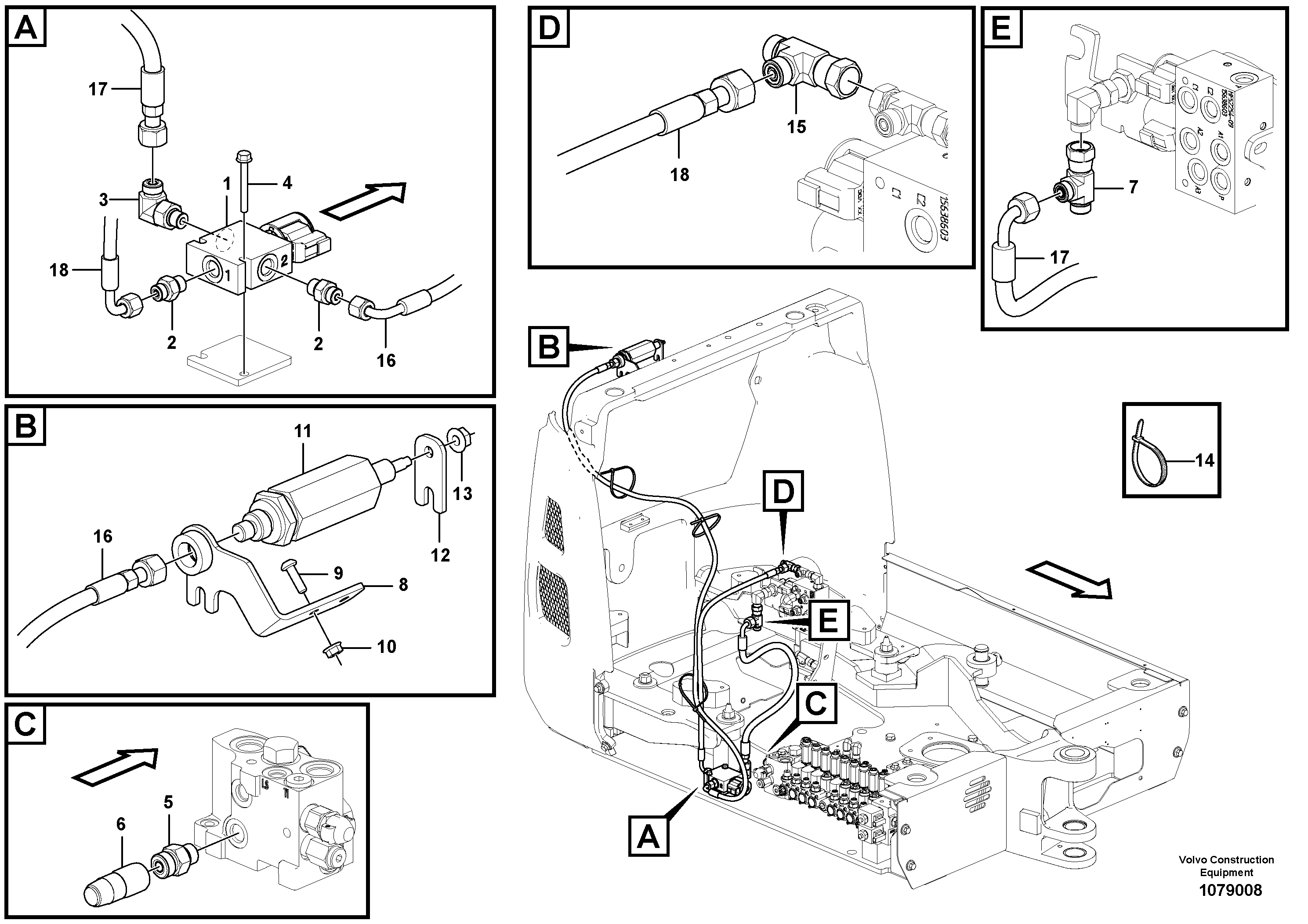 Seat frame VOE15684889 VOLVO