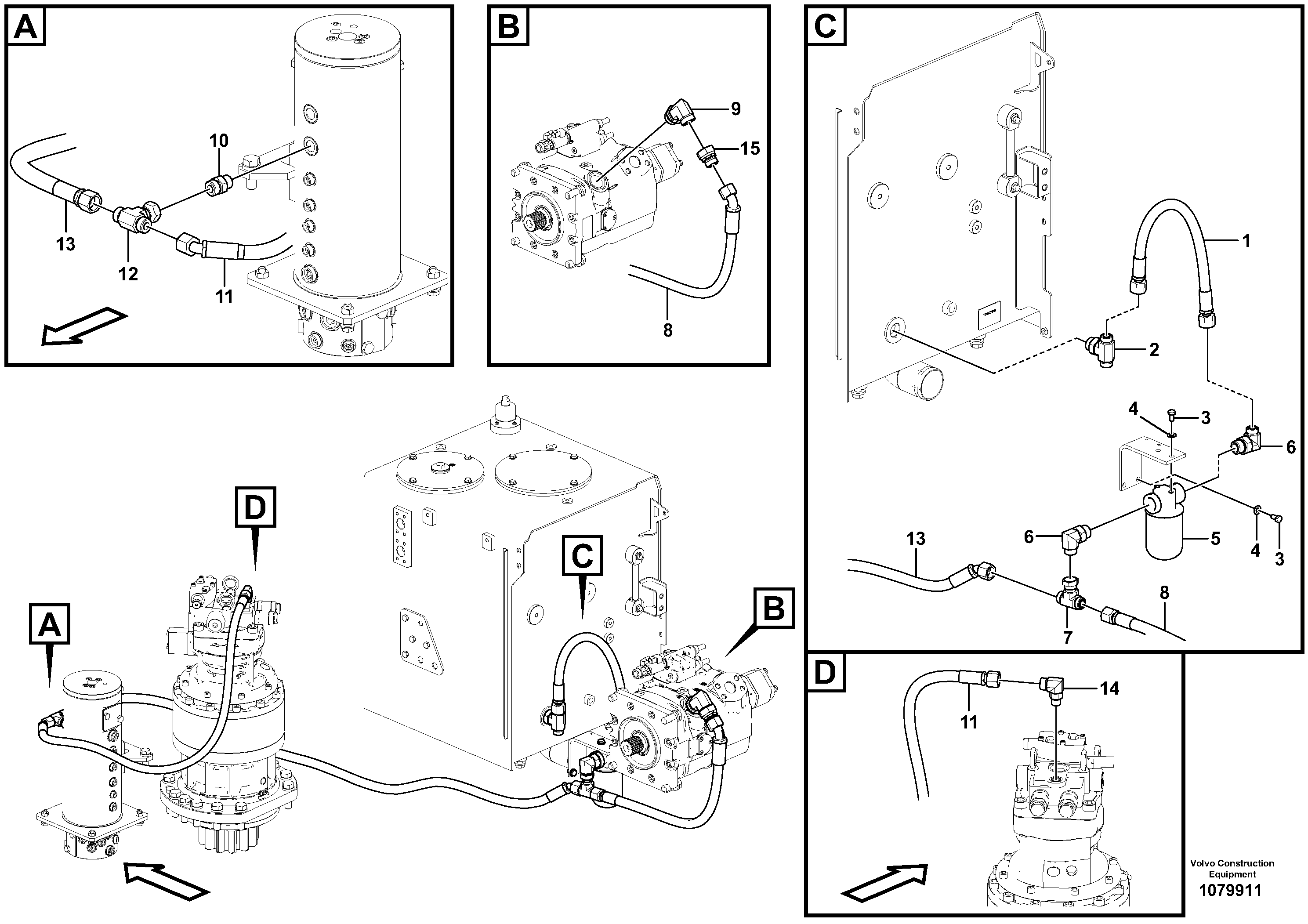 Water pump ger VOE997765 VOLVO