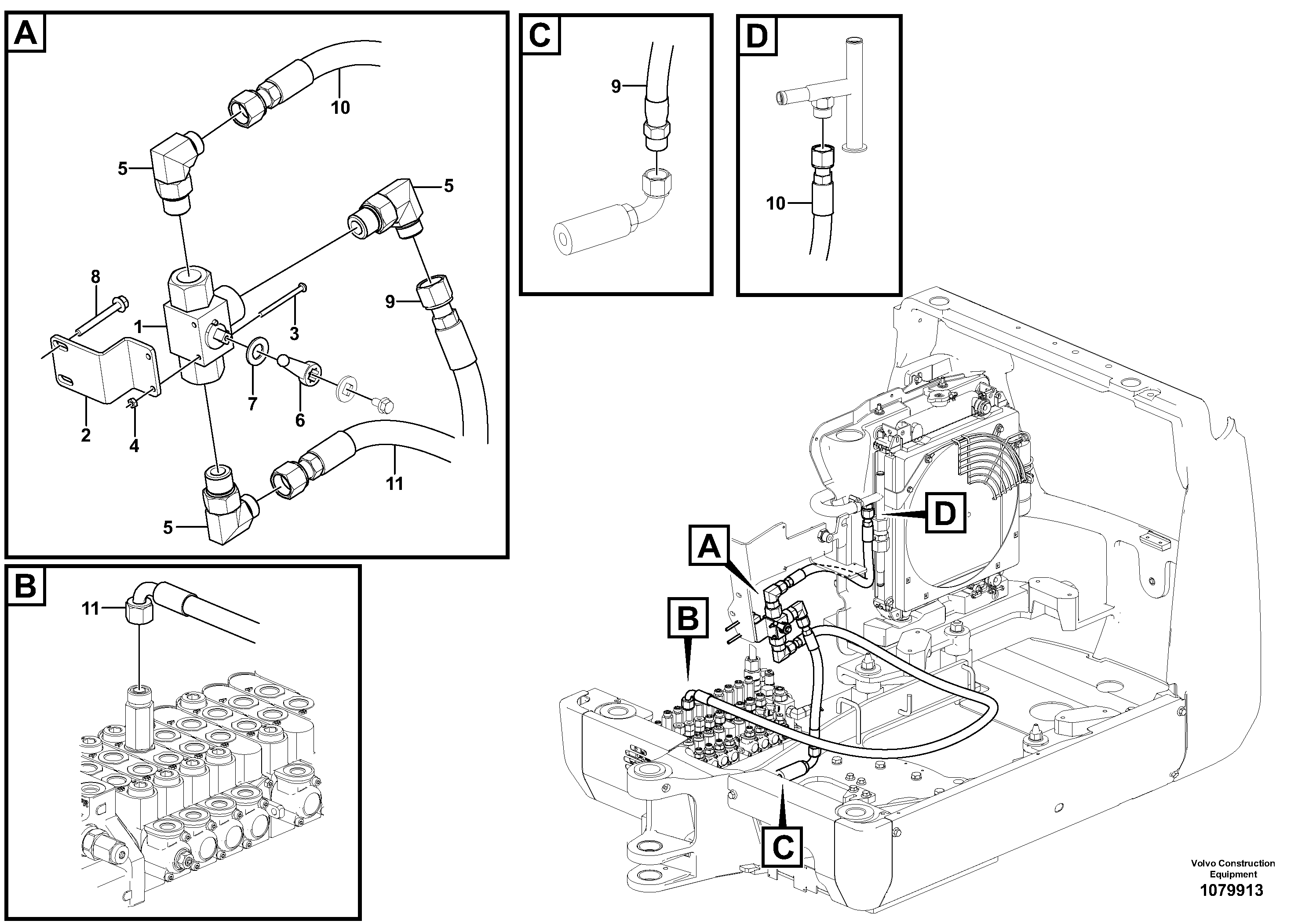 Timing gear casing VOE938403 VOLVO