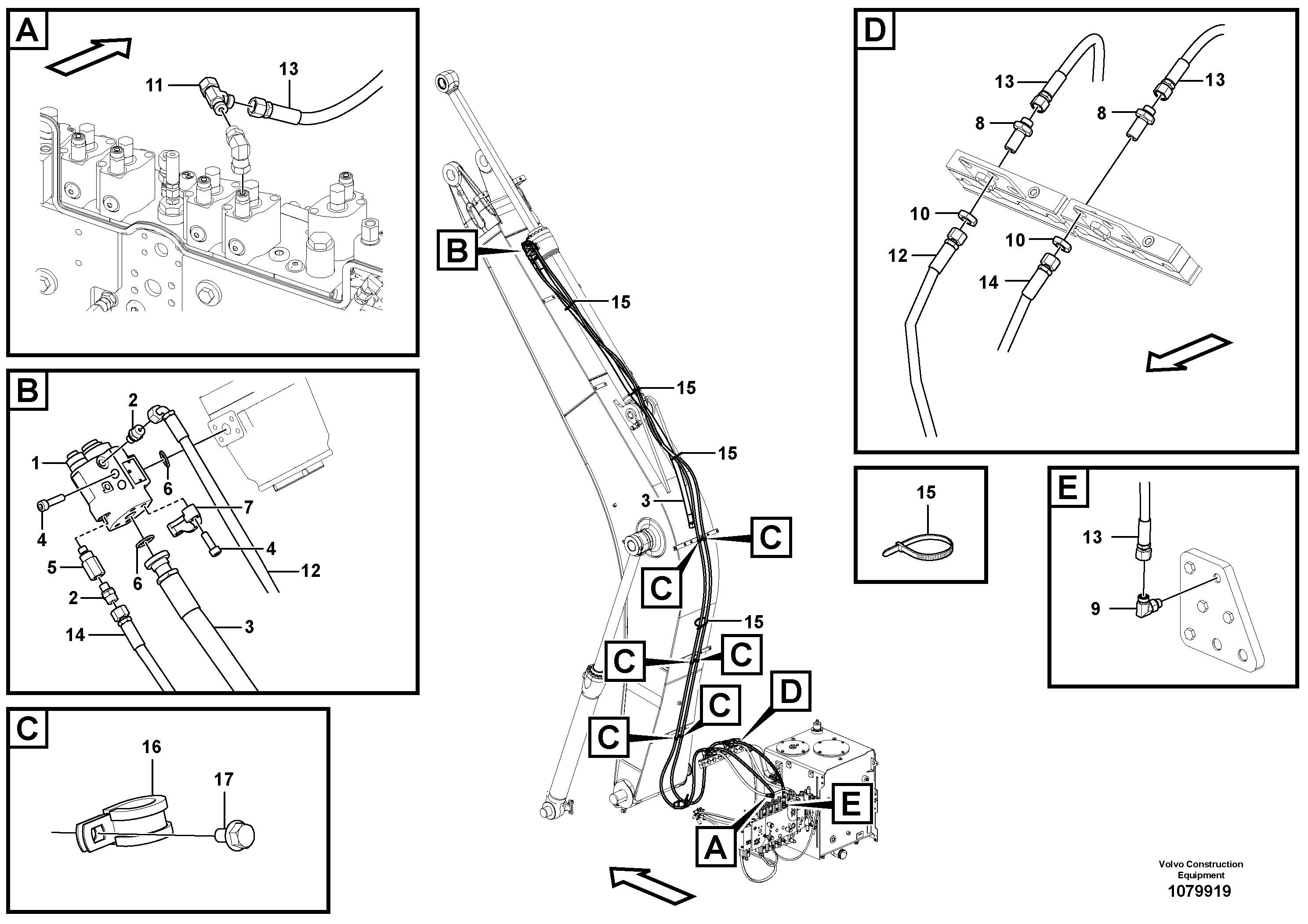 Hose assembly VOE14737232 VOLVO
