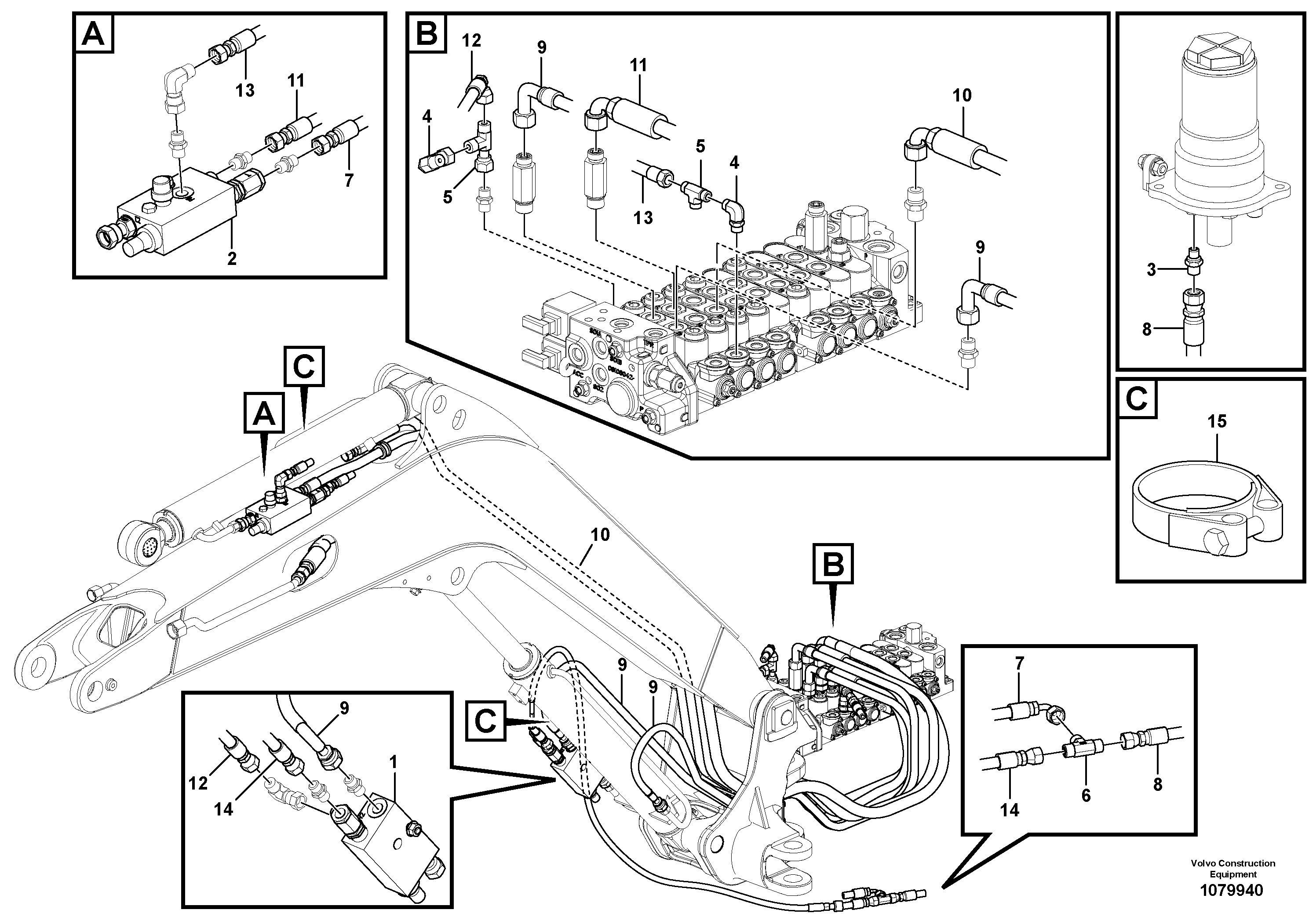 15A-подача VOE15608279 VOLVO