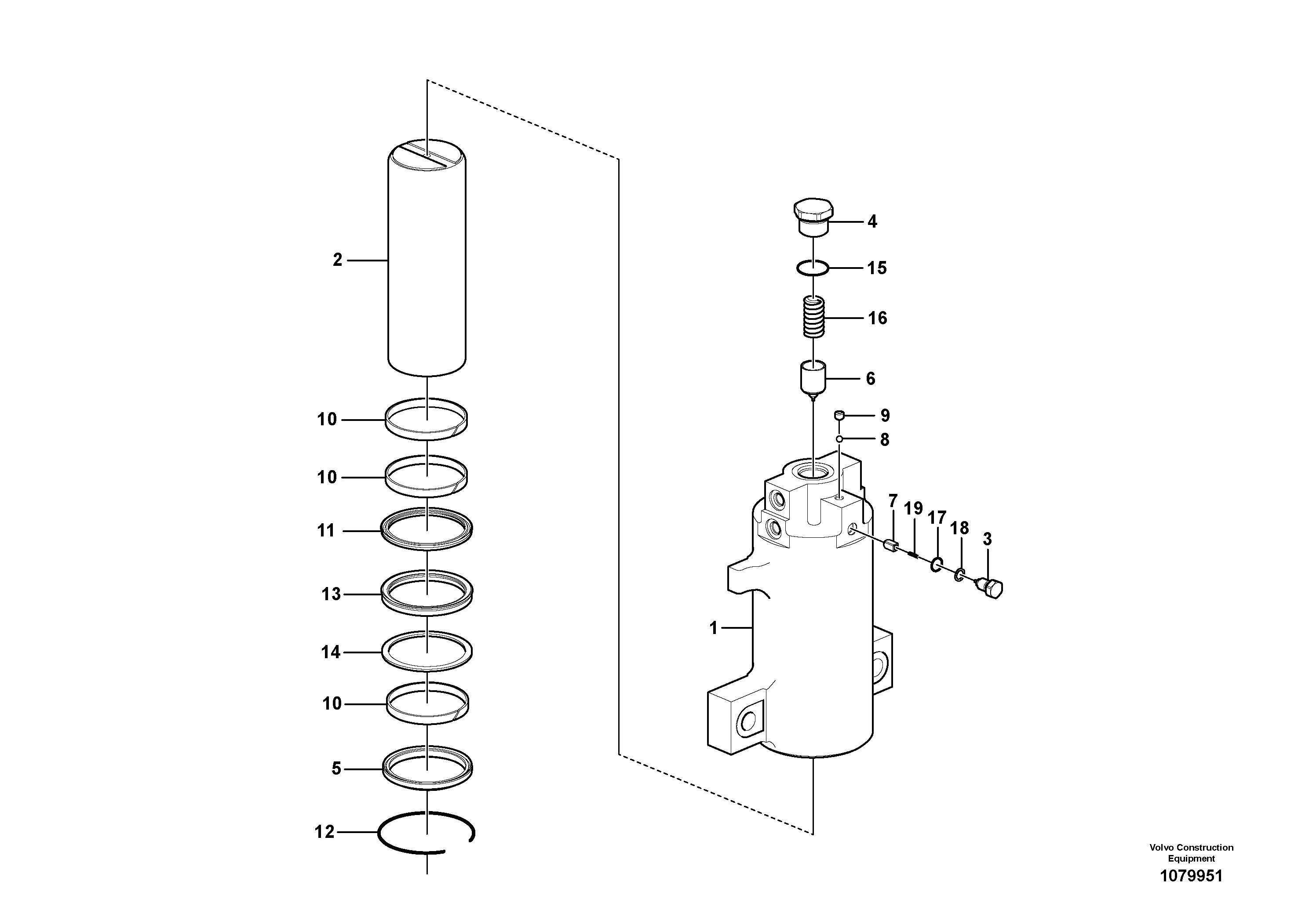 Release Arm VOE14616841 VOLVO