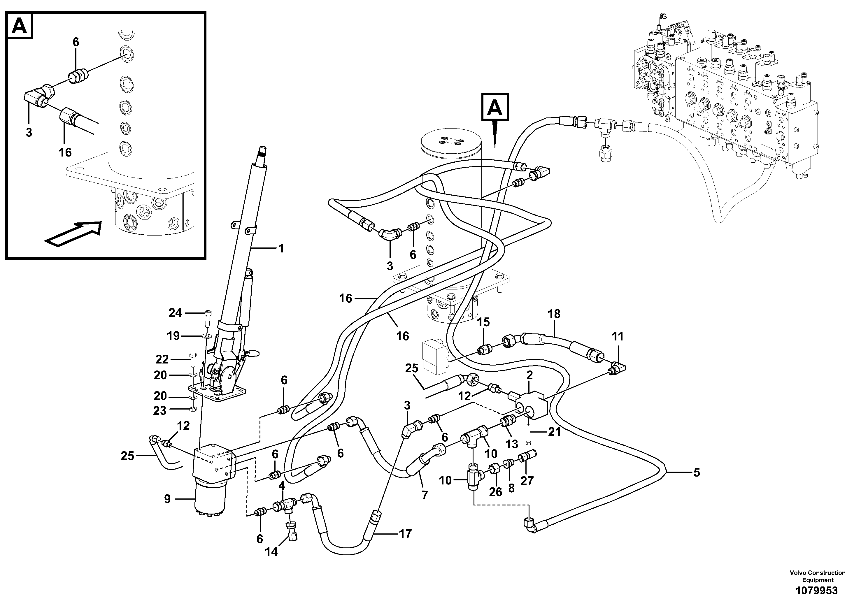 Timing gear casing VOE14682061 VOLVO