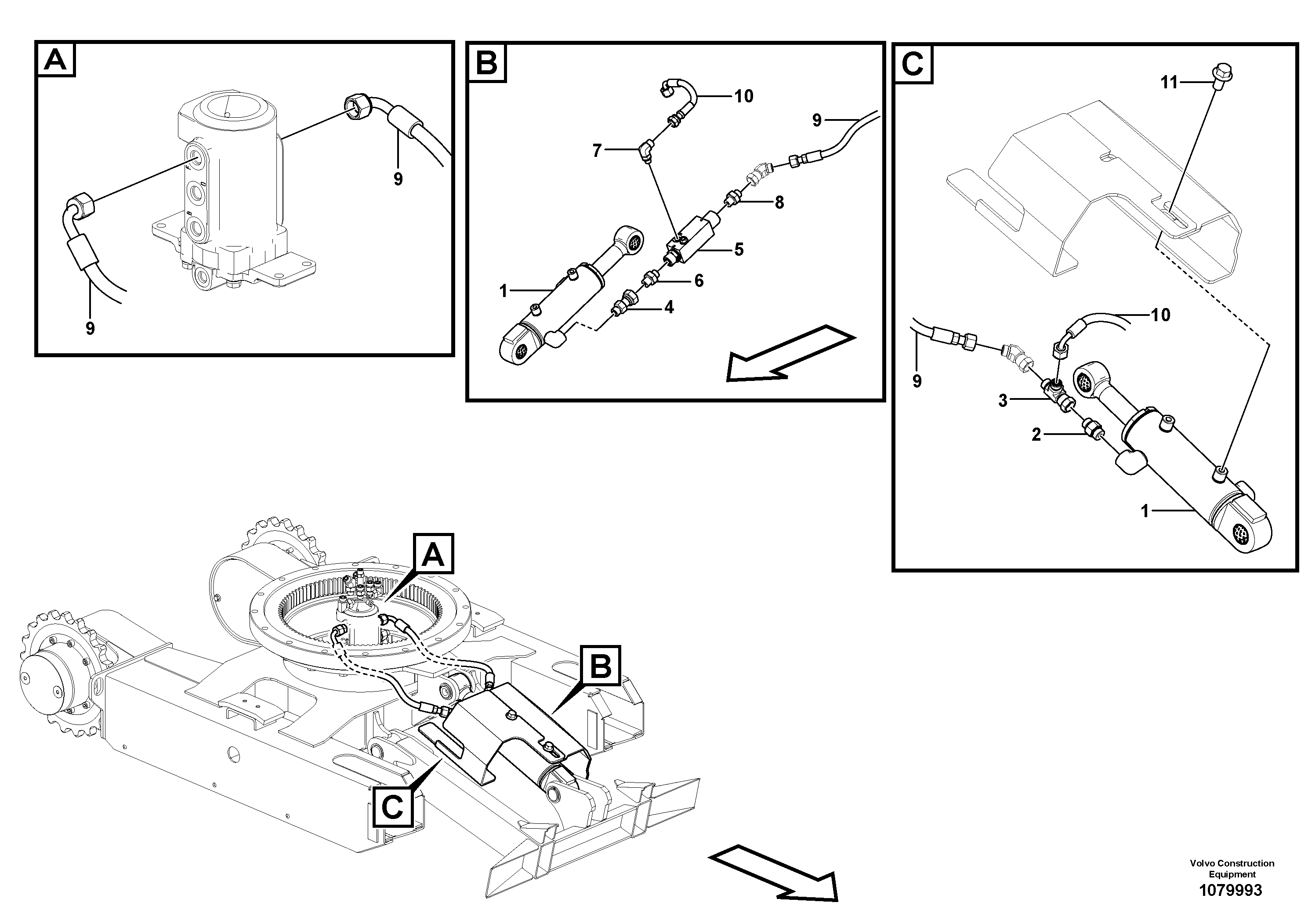 Timing gear casing VOE16249741 VOLVO