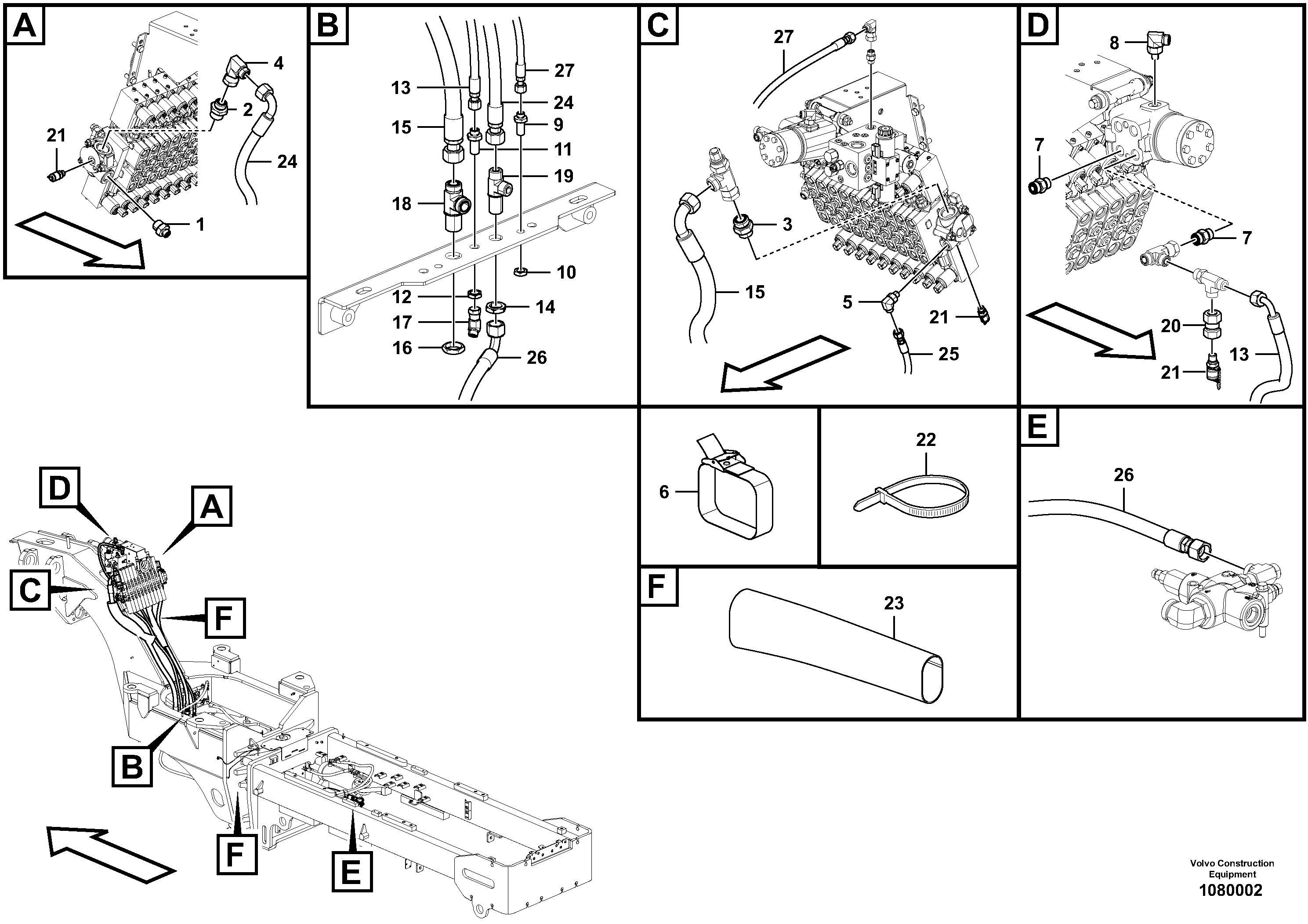 Timing gear casing VOE16258344 VOLVO