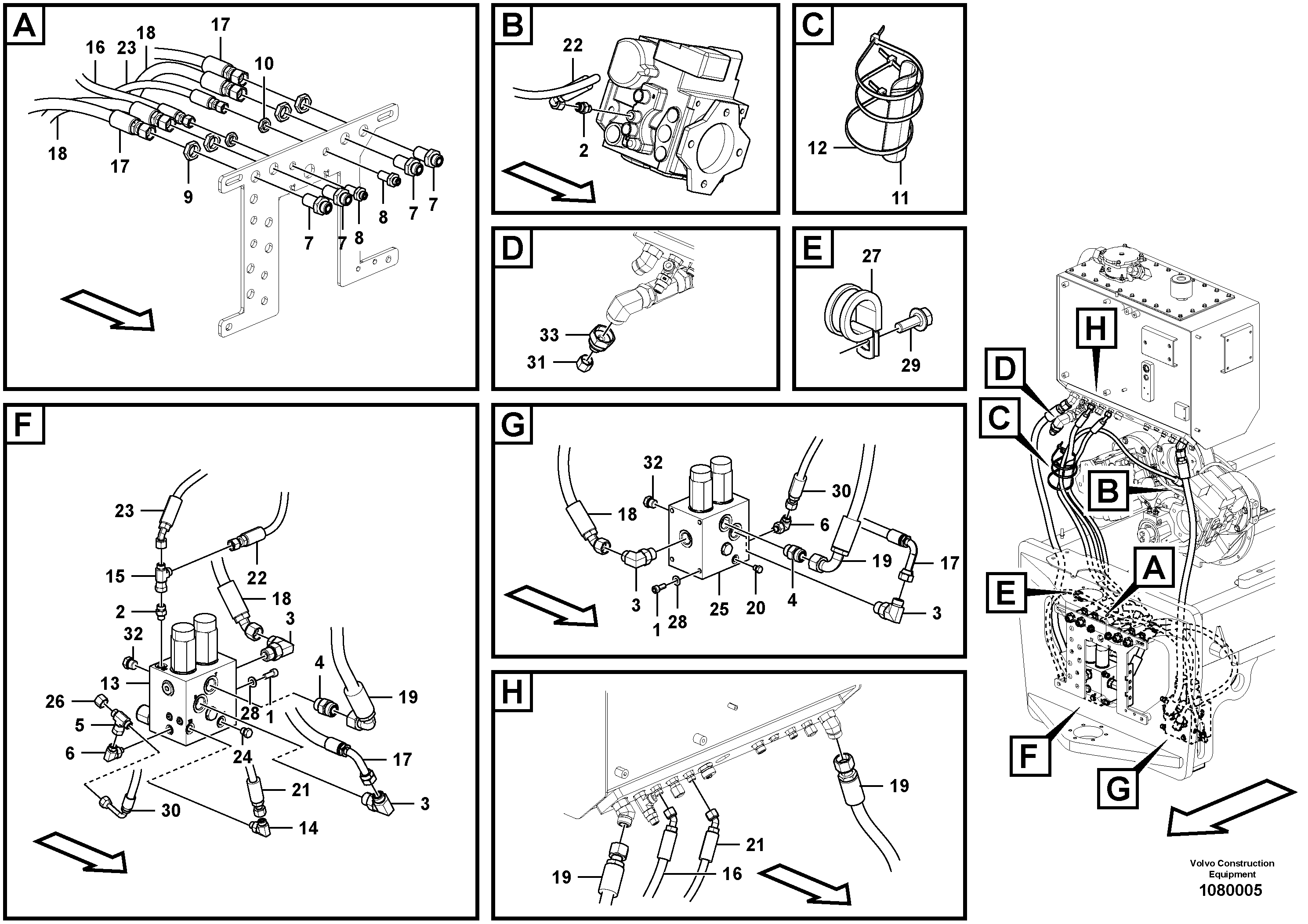 Timing gear casing VOE16259675 VOLVO