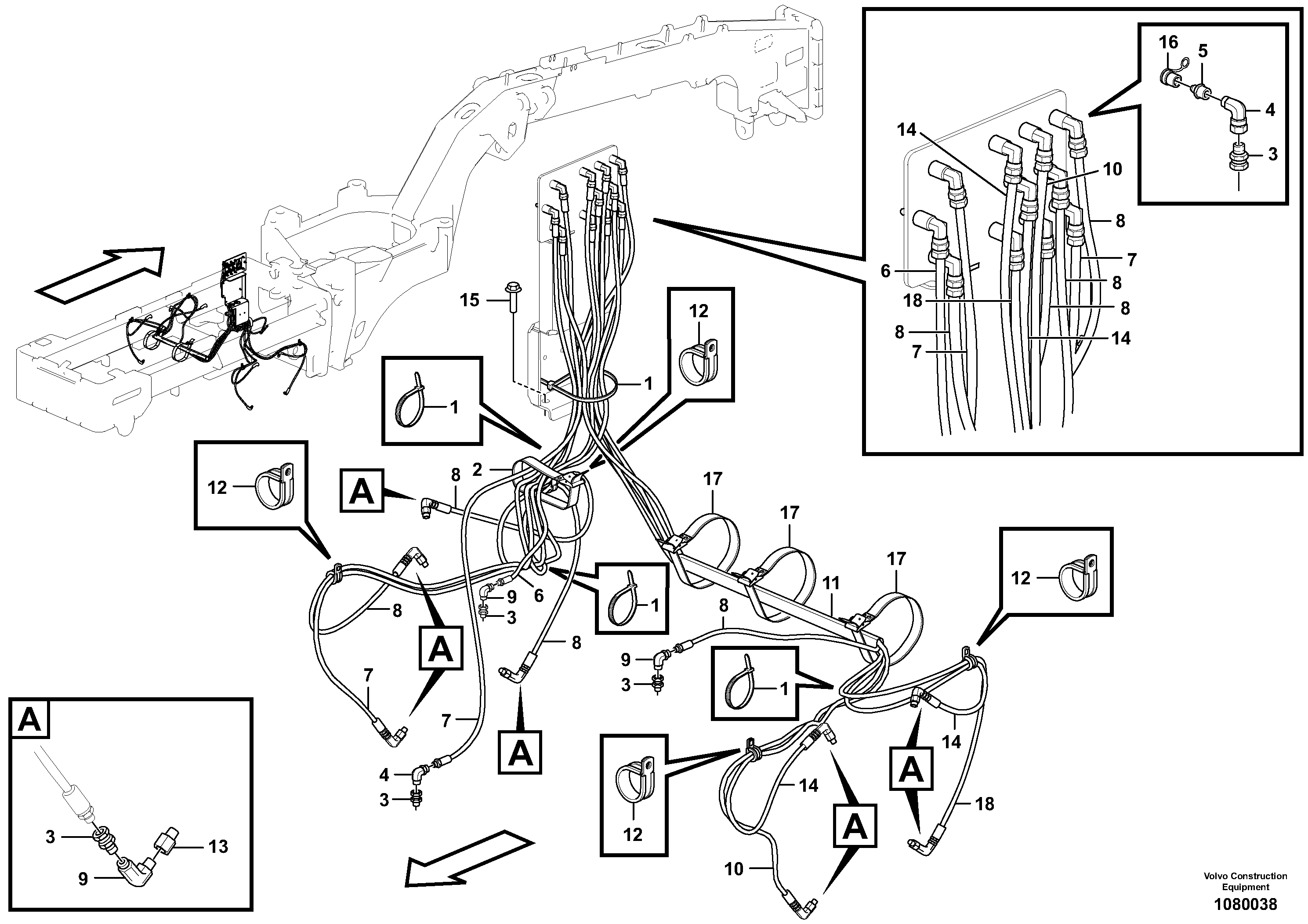 Timing gear casing VOE12747775 VOLVO