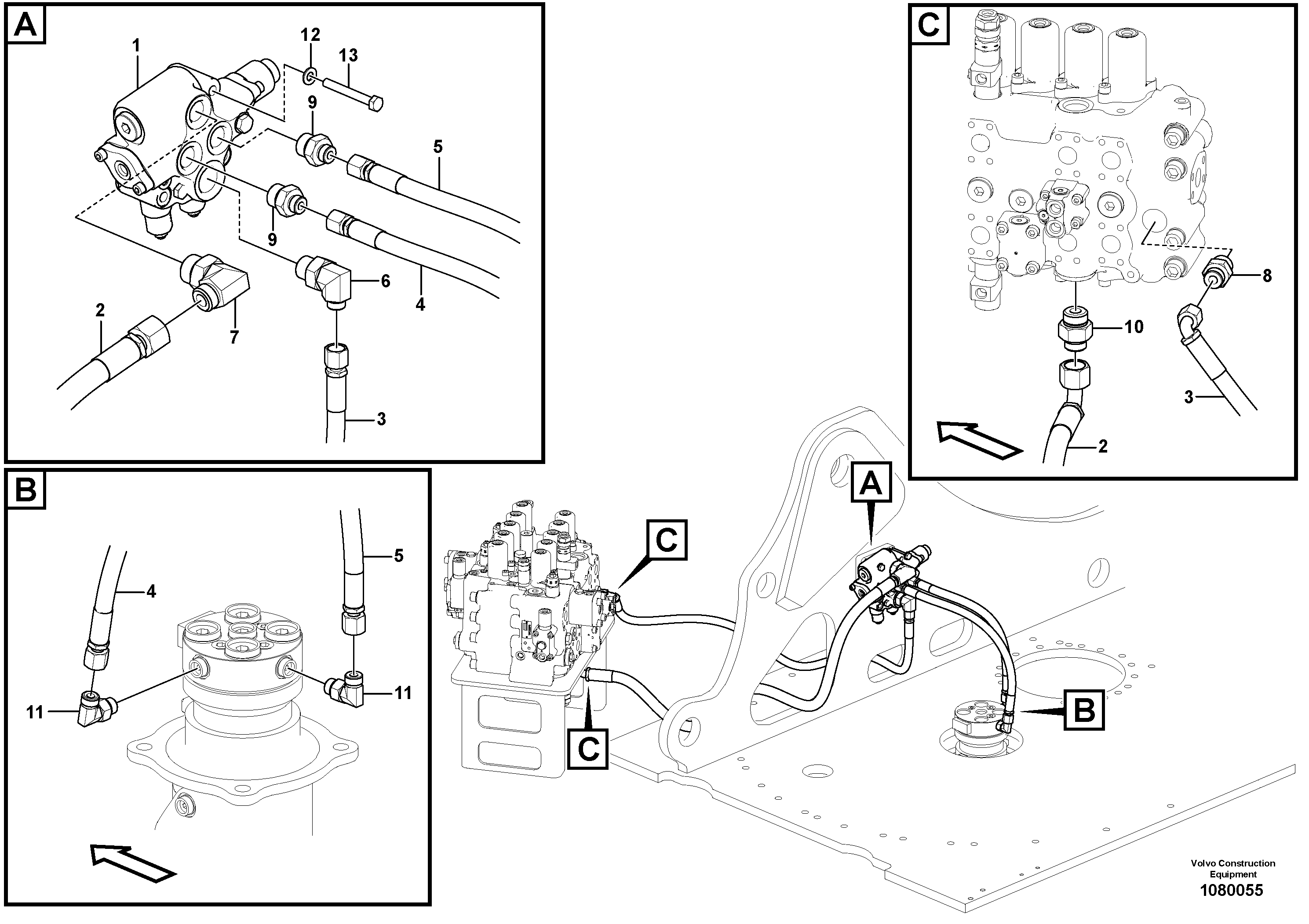 Timing gear casing VOE938552 VOLVO