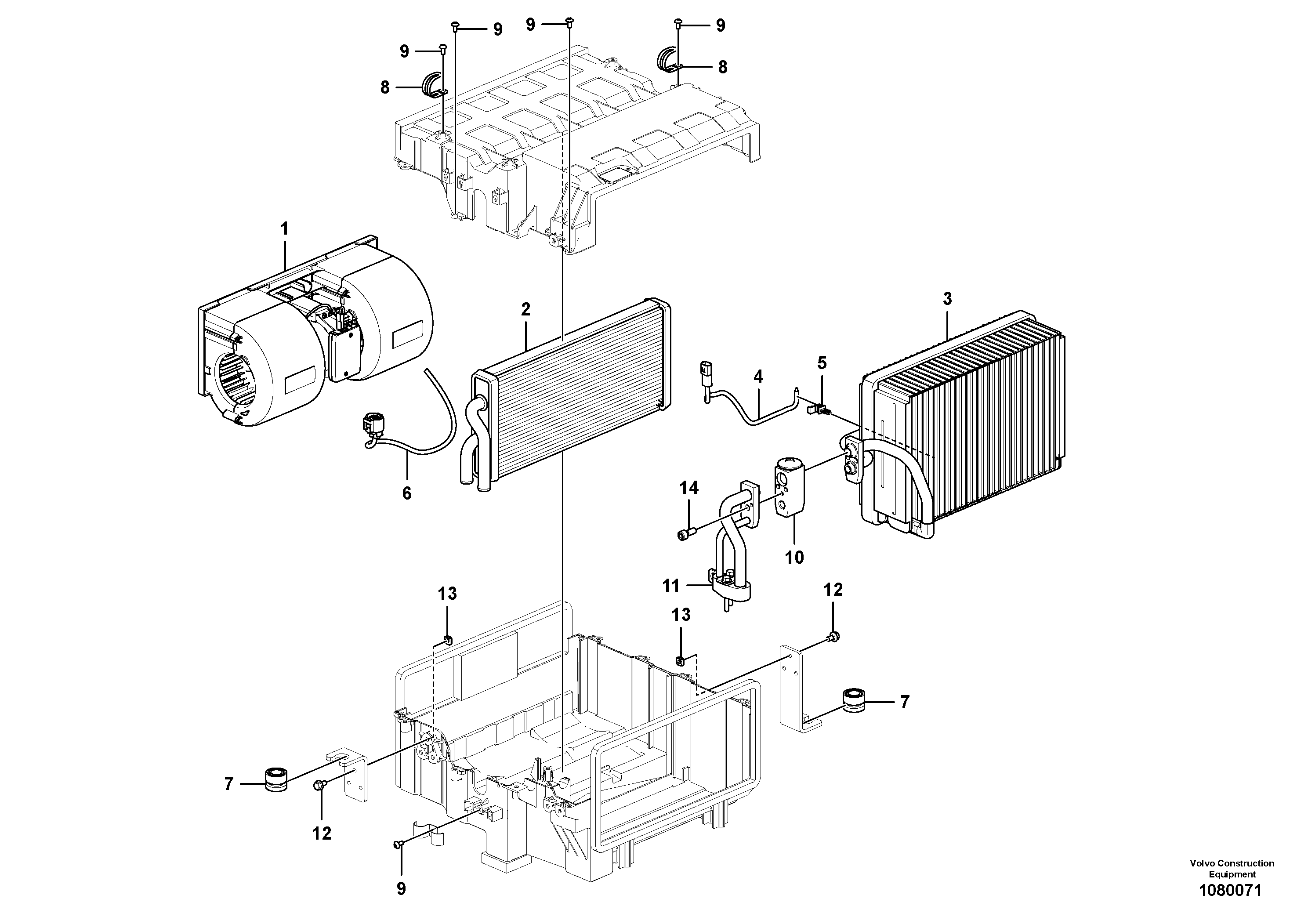 Extendible dipper Cylinder RM/VOE14676902 VOLVO
