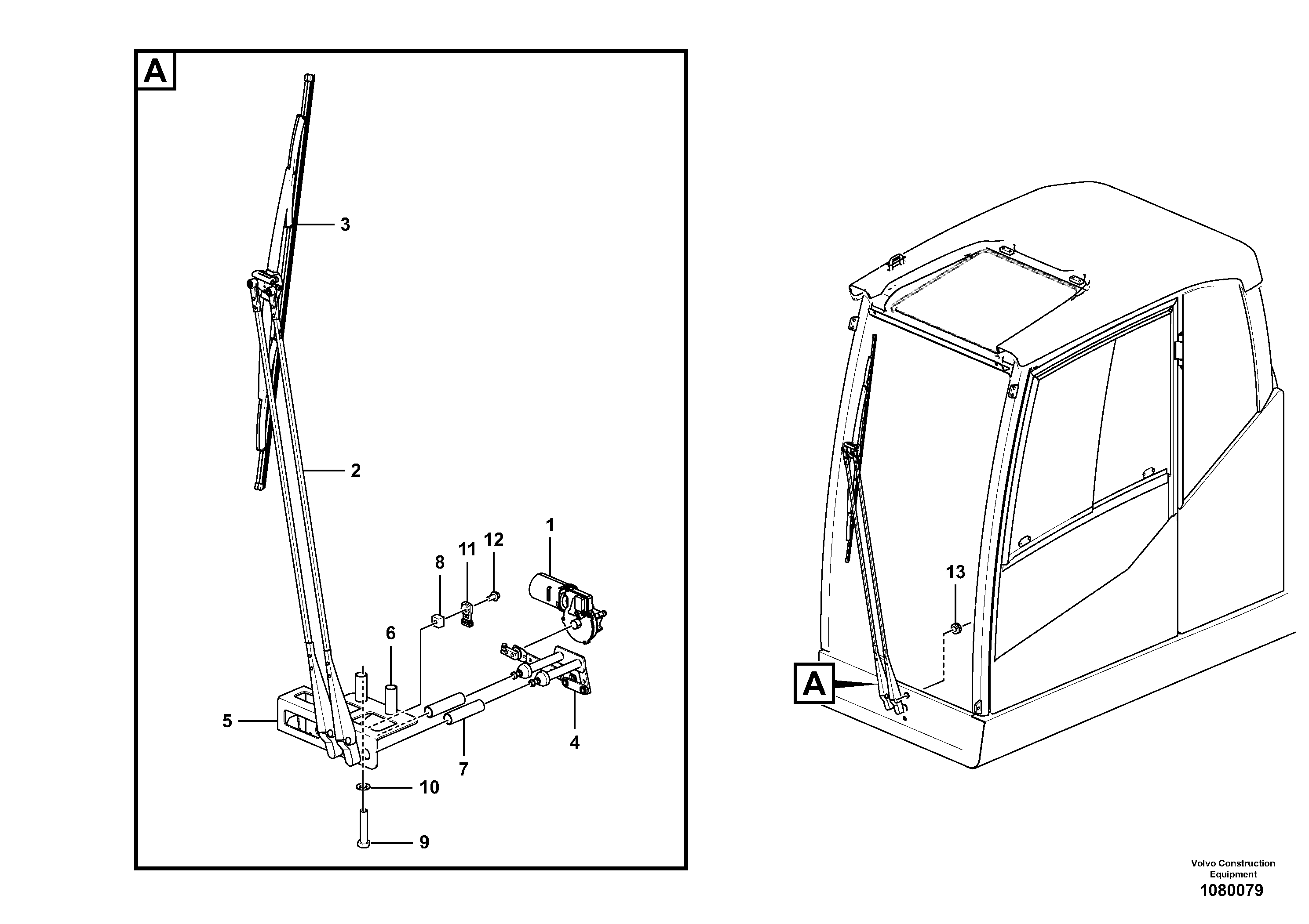 Seat frame VOE14684380 VOLVO
