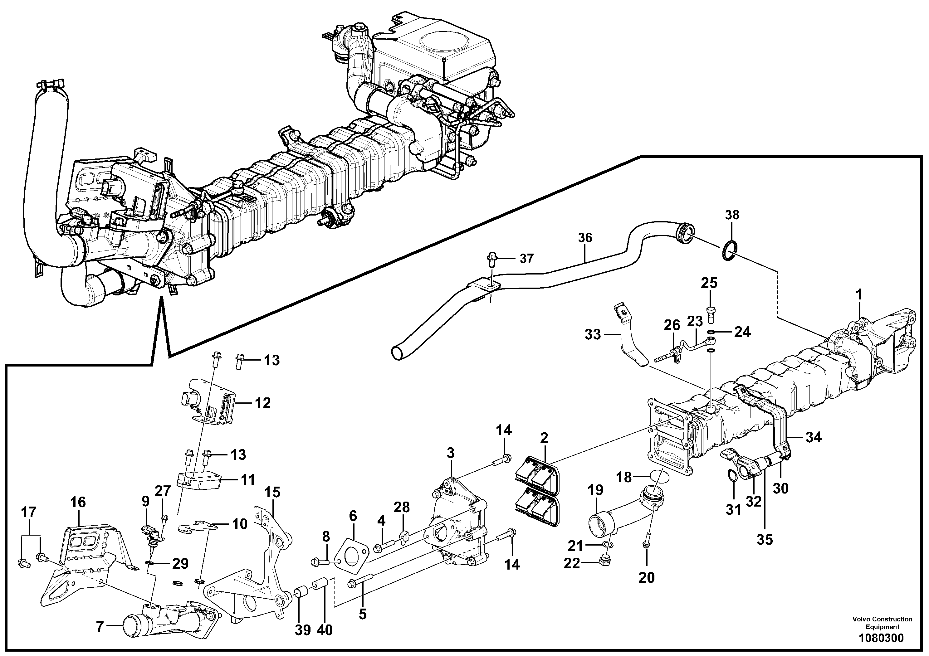 Stairs VOE21724210 VOLVO